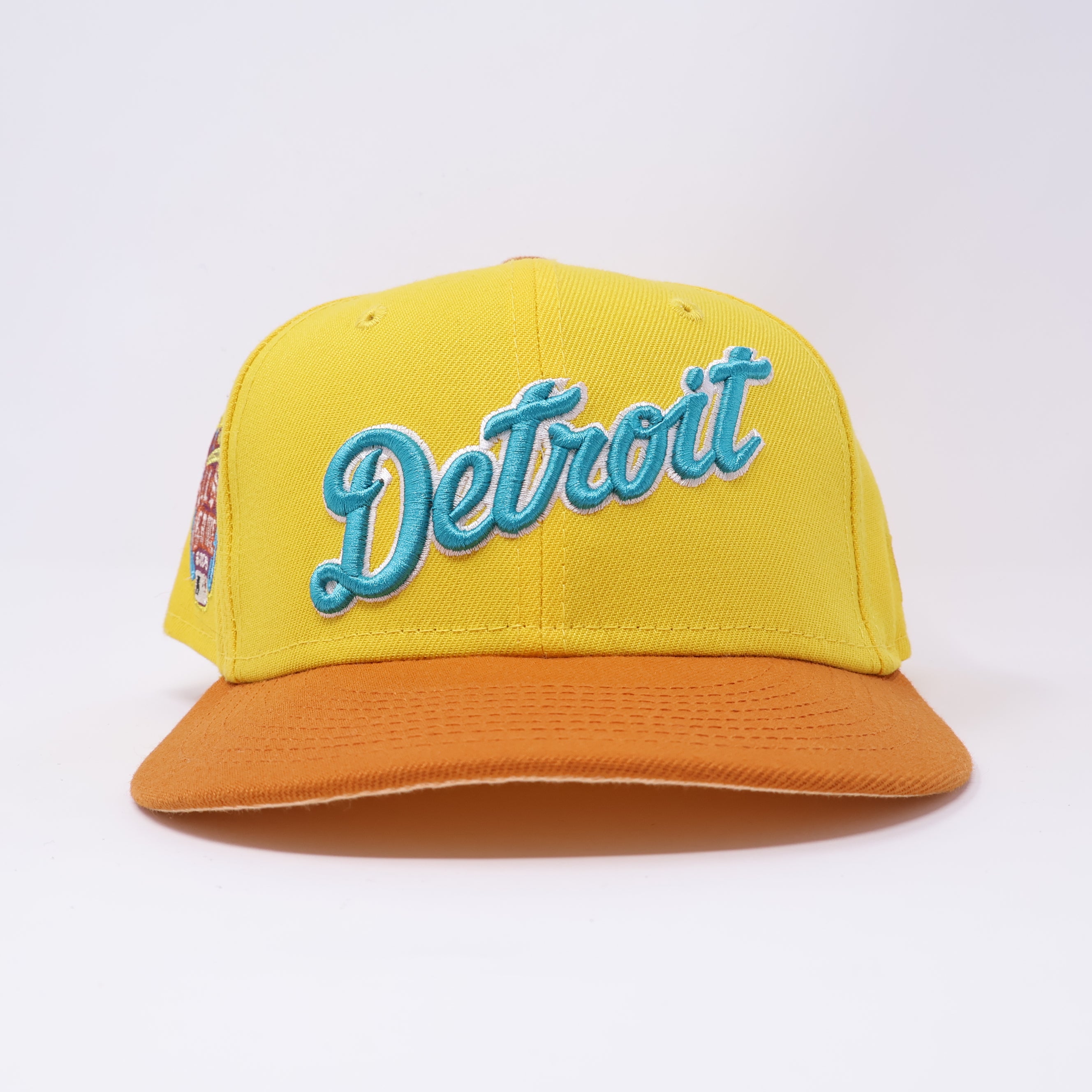 USED 1/4 Yellow Detroit Tigers 2006 All Star Game 59fifty New Era Fitted Hat Cap