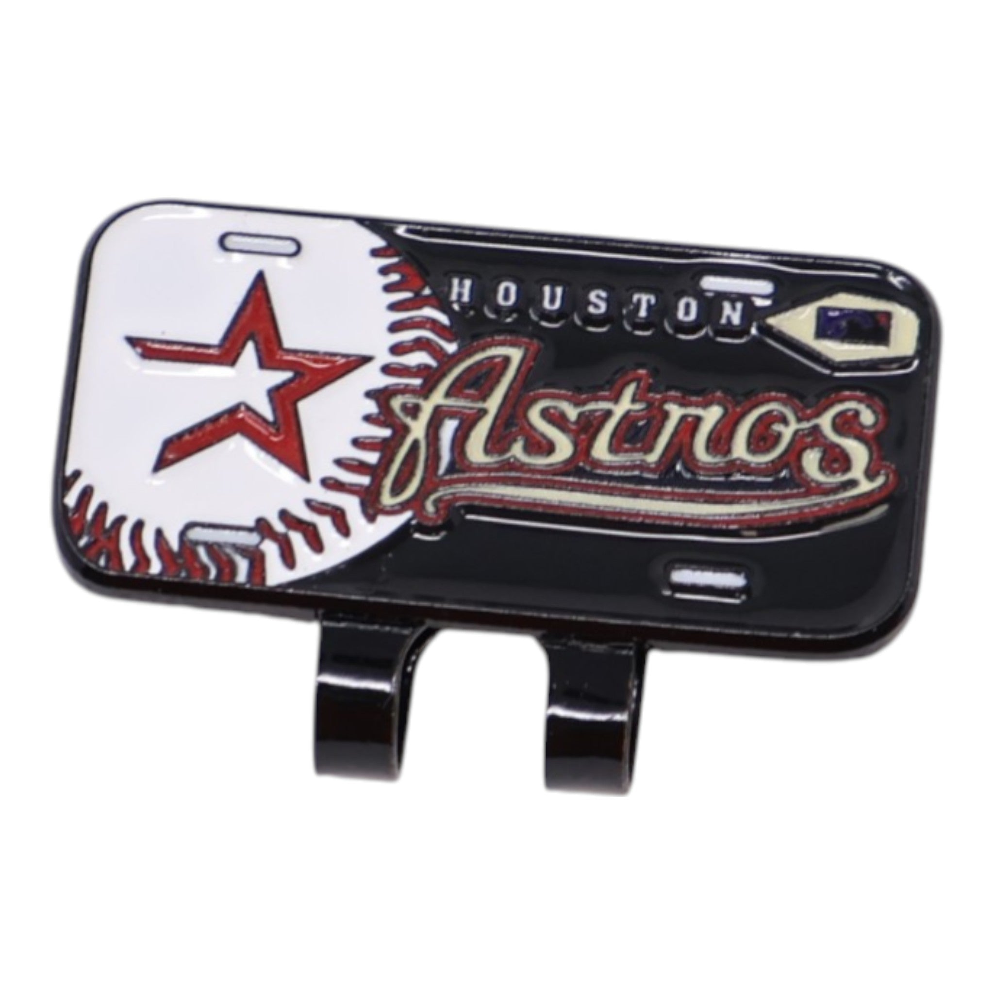 Houston Astros License Plate Hat Clip