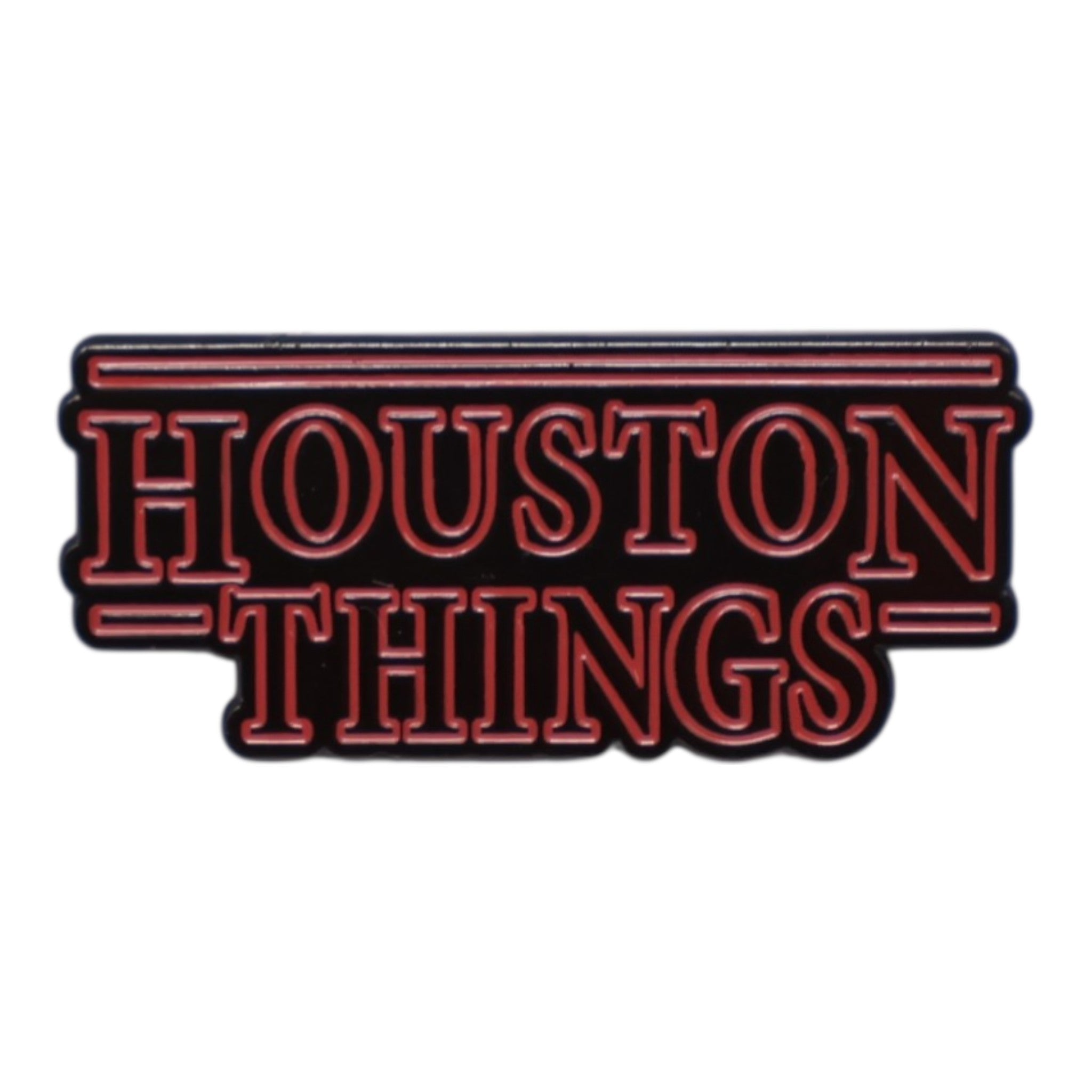Houston Things Stranger Things Inspired Graphic Pin