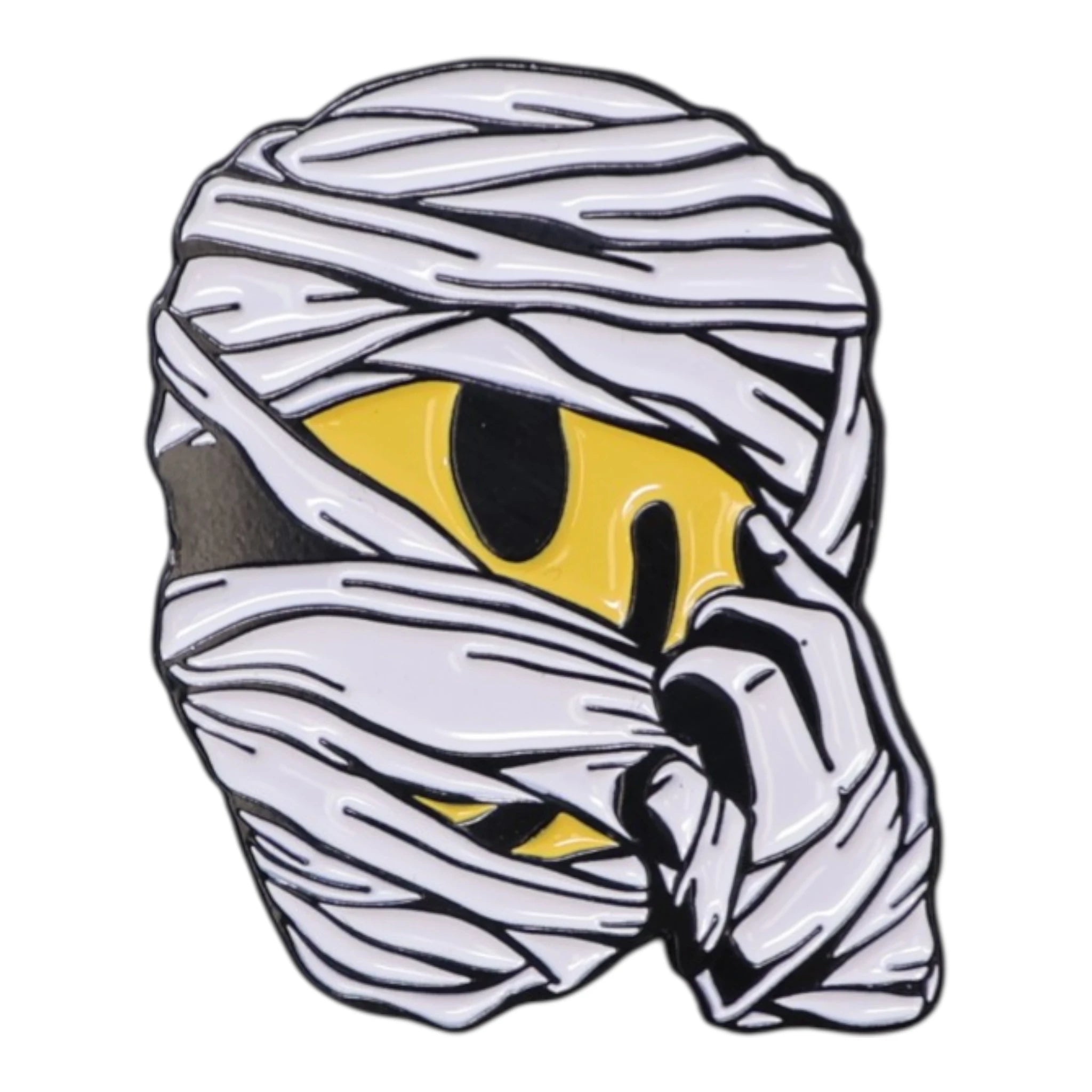 Hat Club Mummified Smiley Face Graphic Pin