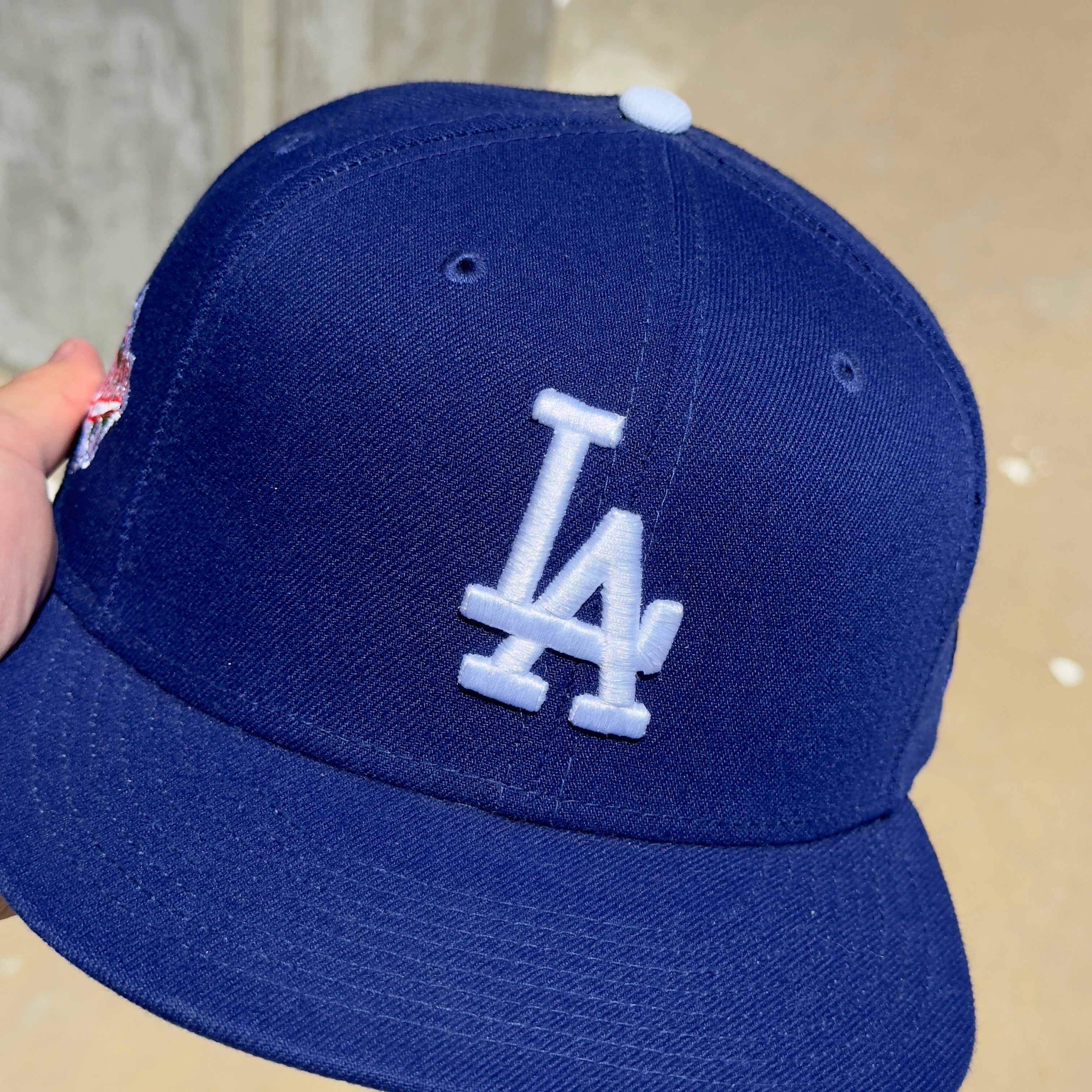 USED 3/8 Blue Los Angeles Dodgers 1988 World Series 59FIFTY New Era Fitted Hat