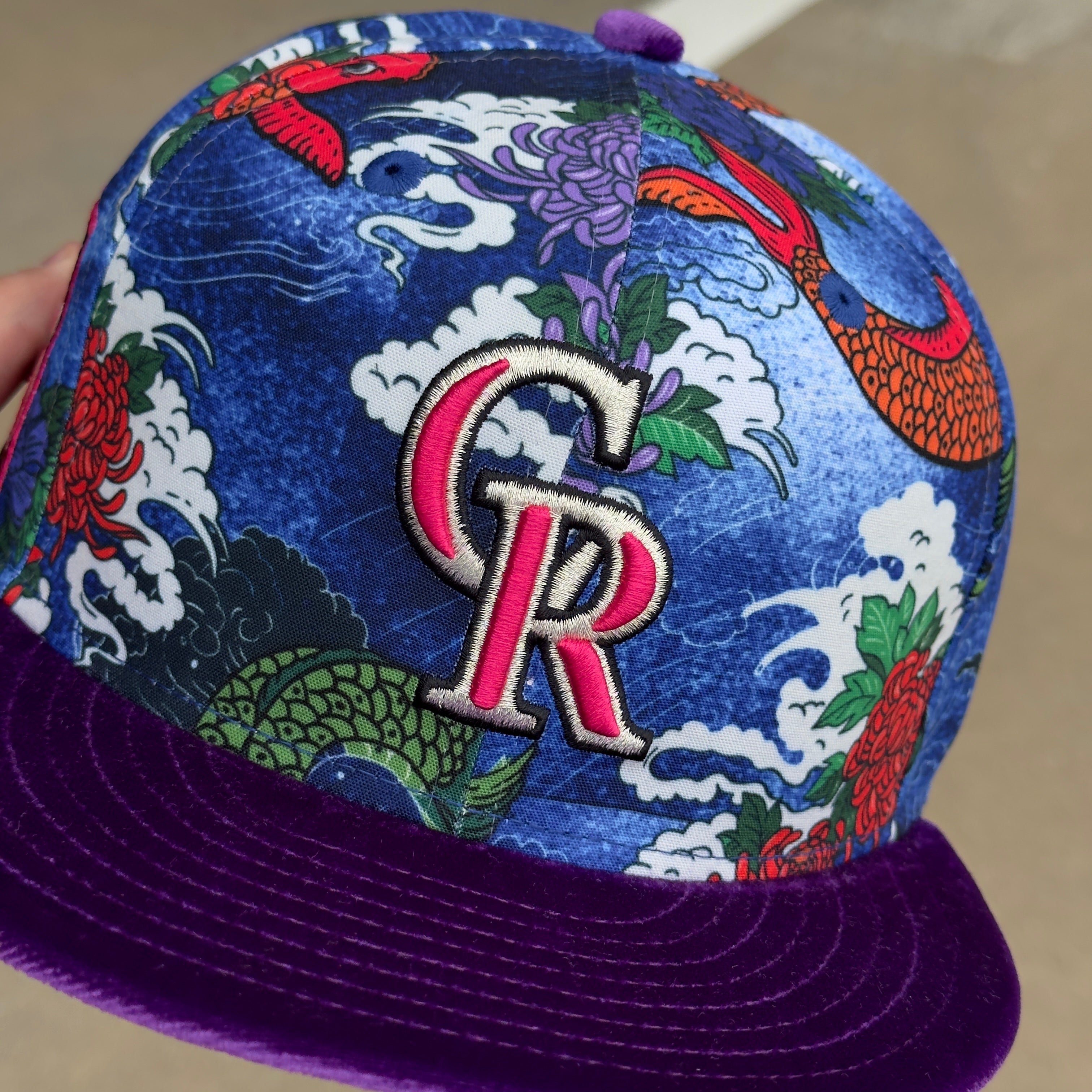 NEW Multicolor Colorado Rockies 25th Anniversary MyFitteds 59FIFTY New Era Fitted Hat