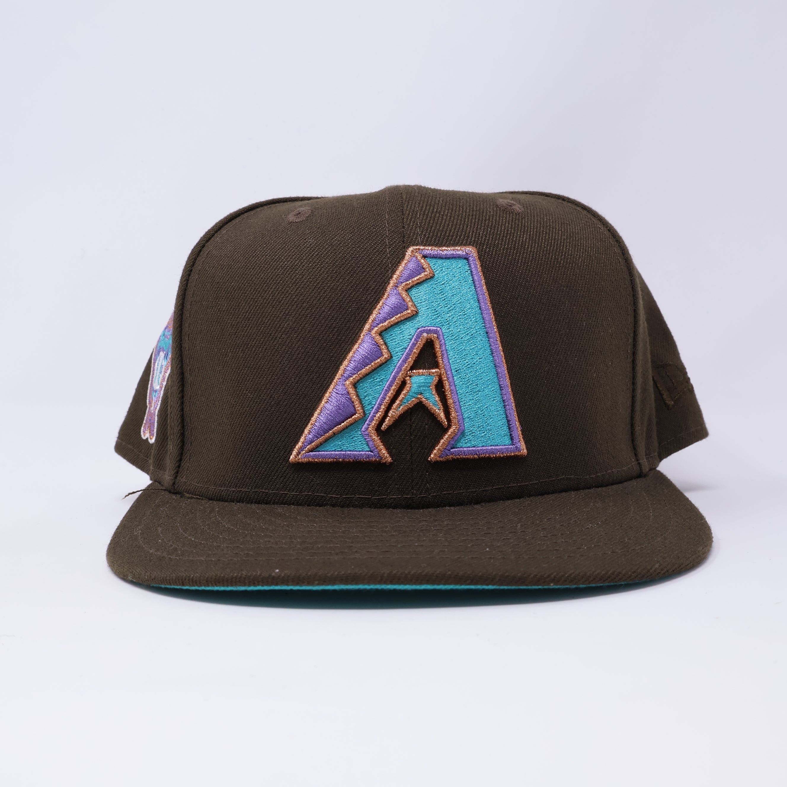 USED 3/4 Brown Arizona Diamondbacks 1998 Inaugural 59fifty New Era Fitted Hat Cap