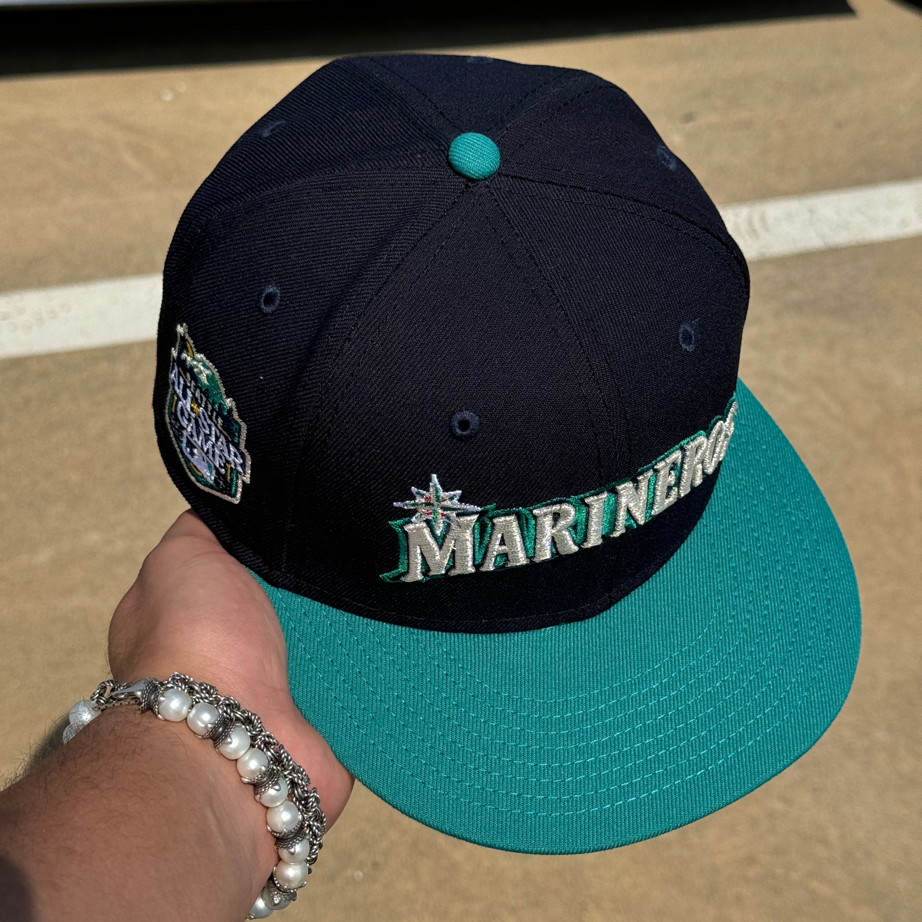 USED 1/8 Navy Seattle Marminers 2023 All Star Game 59fifty New Era Fitted Hat Cap