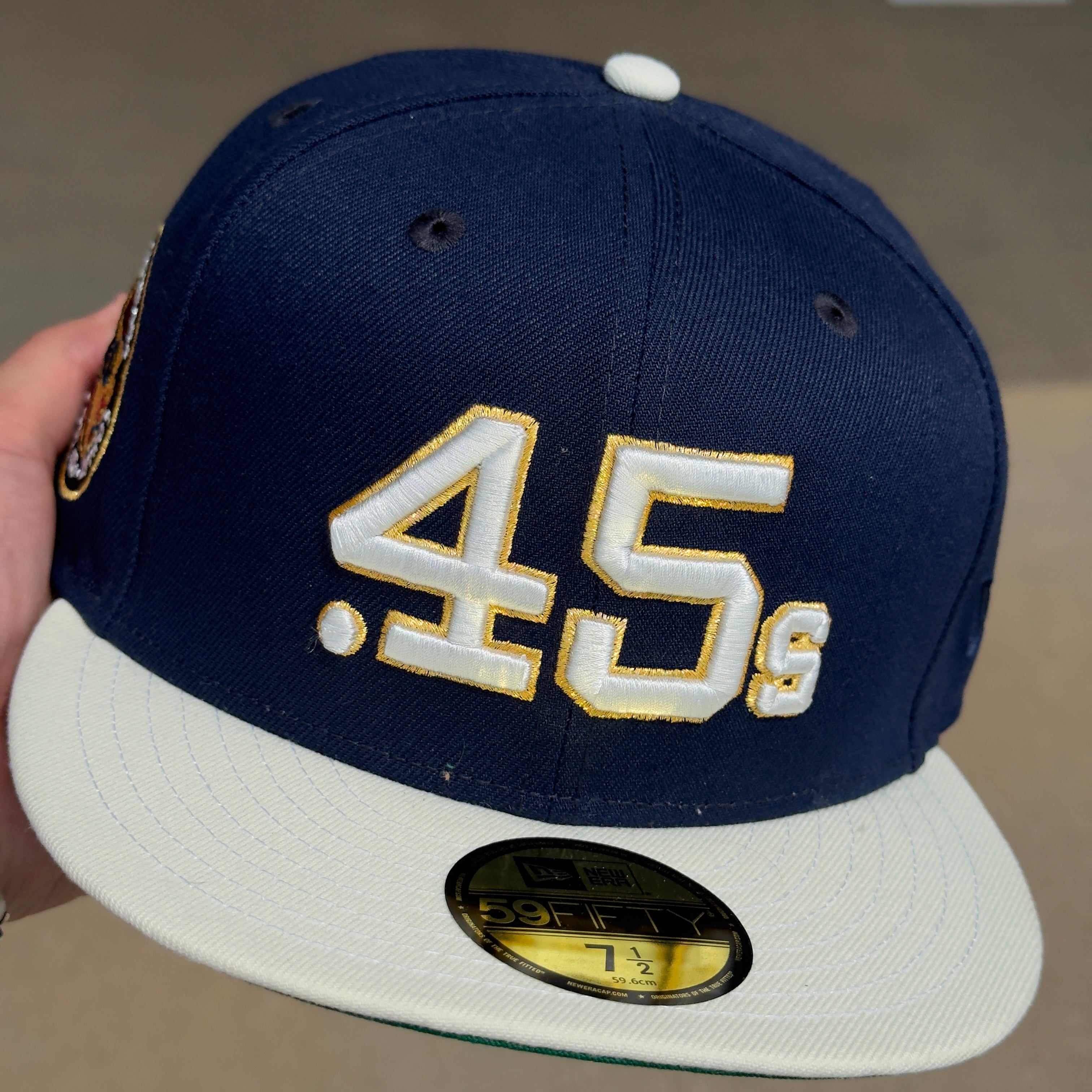 NEW 1/2 Navy Houston Astros Colt 45 Celebrating 45 59FIFTY New Era Fitted Hat