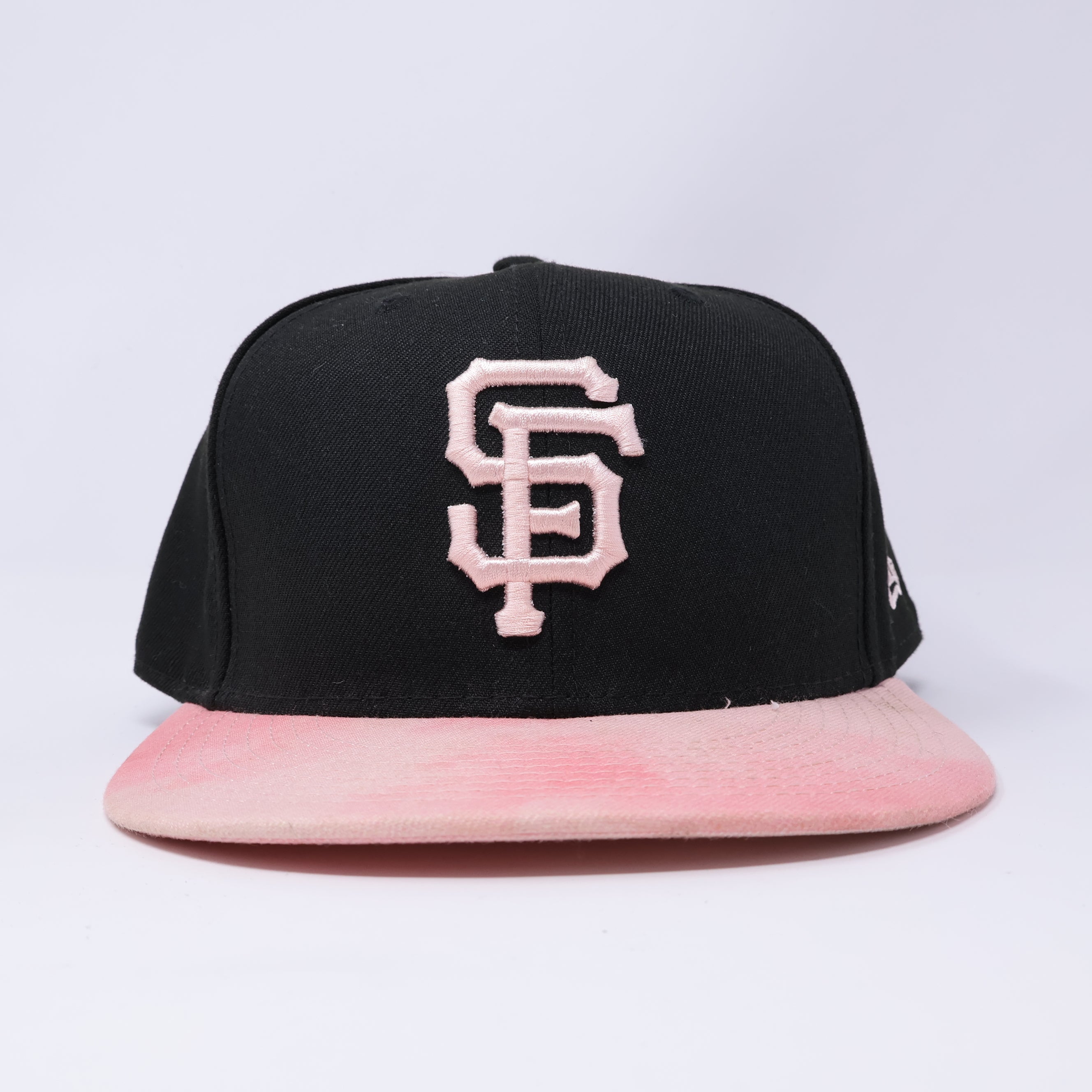 USED 5/8 Black San Francisco Giants Simple Clean Dope 59fifty New Era Fitted Hat Cap