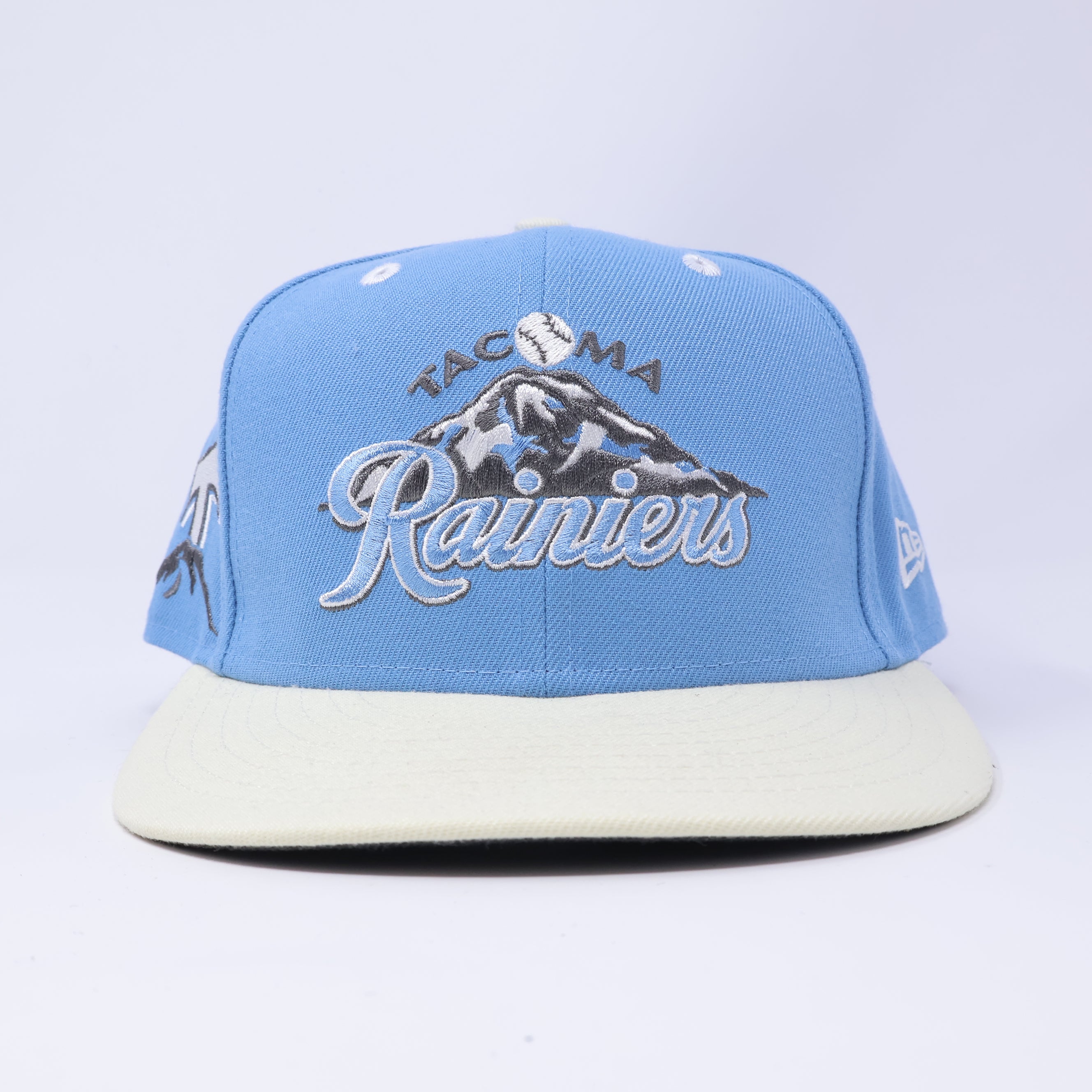 USED 5/8 Blue Tacoma Rainiers Minor League 59fifty New Era Fitted Hat Cap