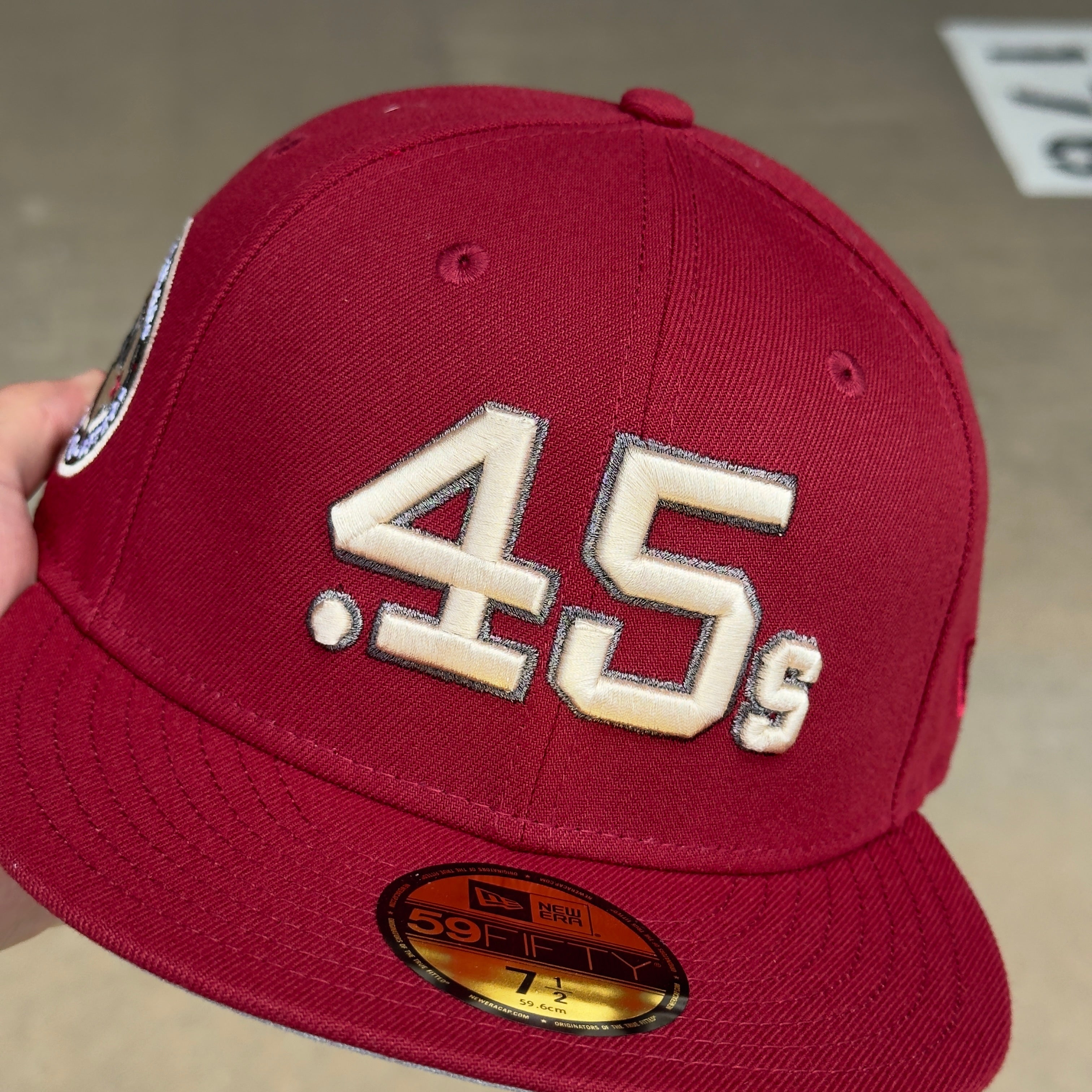 NEW 1/2 Brick Red Houston Astros Colt 45 Celebrating 40 59FIFTY New Era Fitted Hat