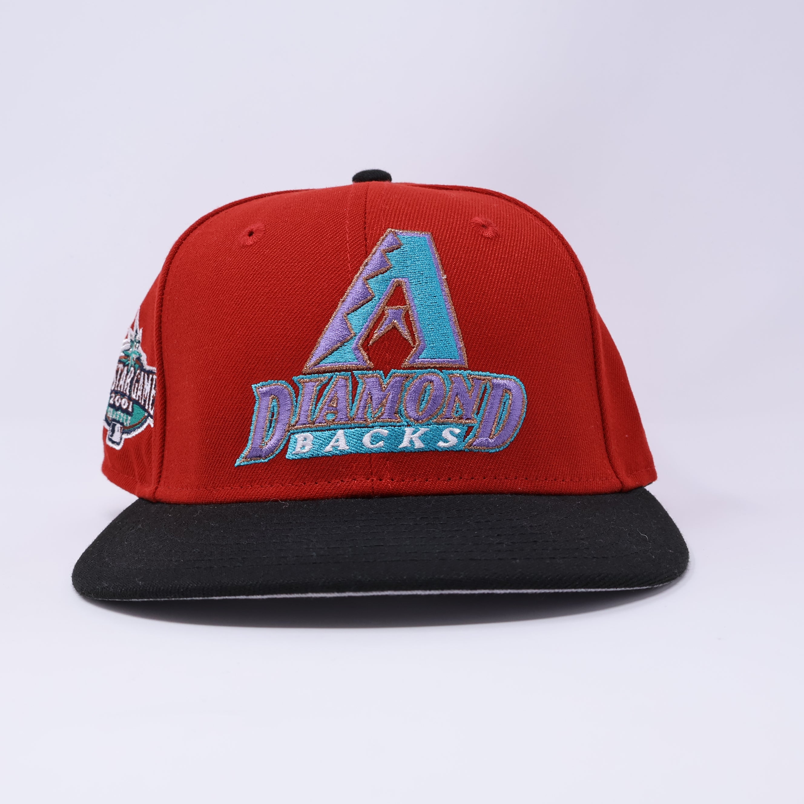USED 1/8 Red Arizona Diamondbacks 2001 All Star Game 59fifty New Era Fitted Hat Cap