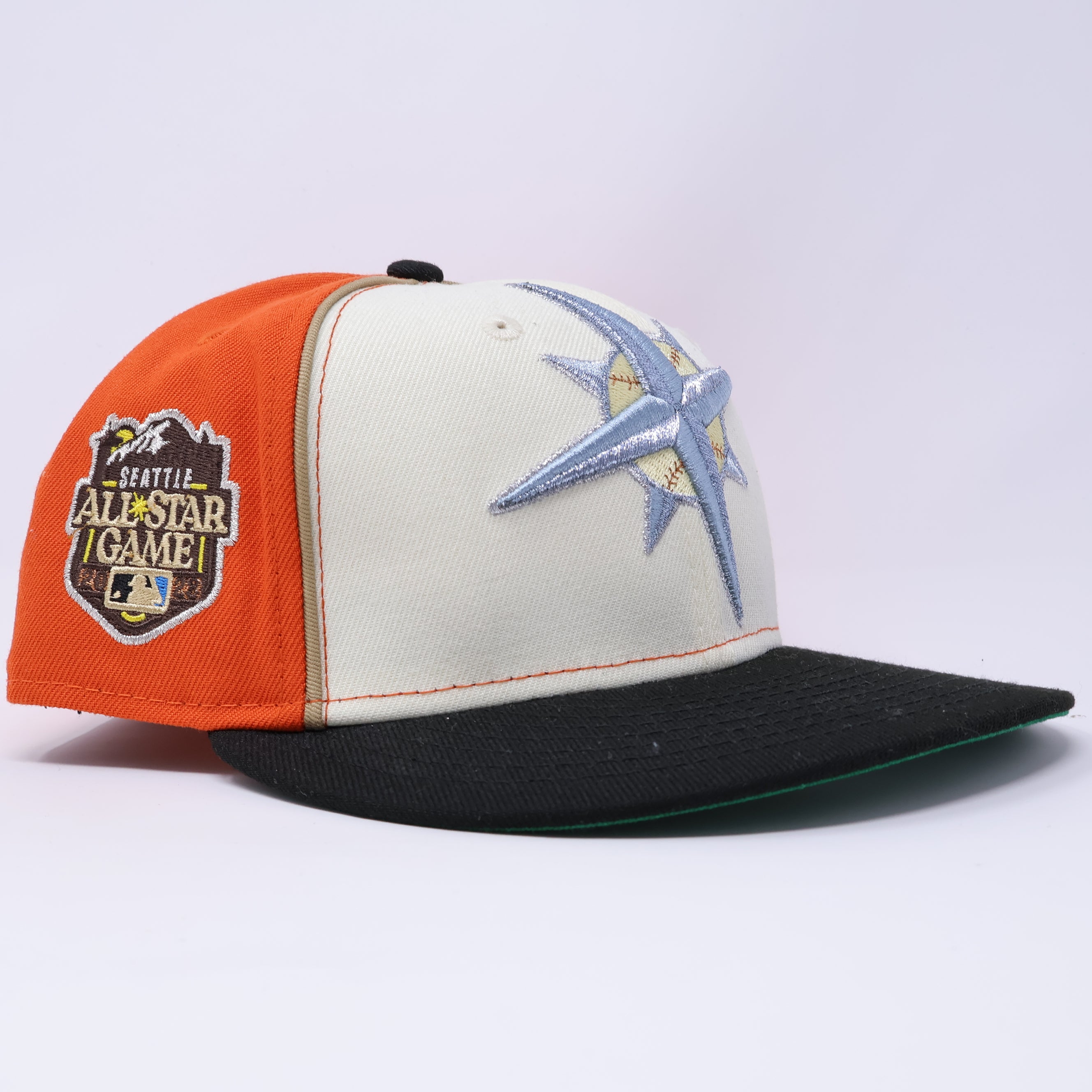 USED 1/8 Multicolor Seattle Mariners 2023 All Star Game 59fifty New Era Fitted Hat Cap