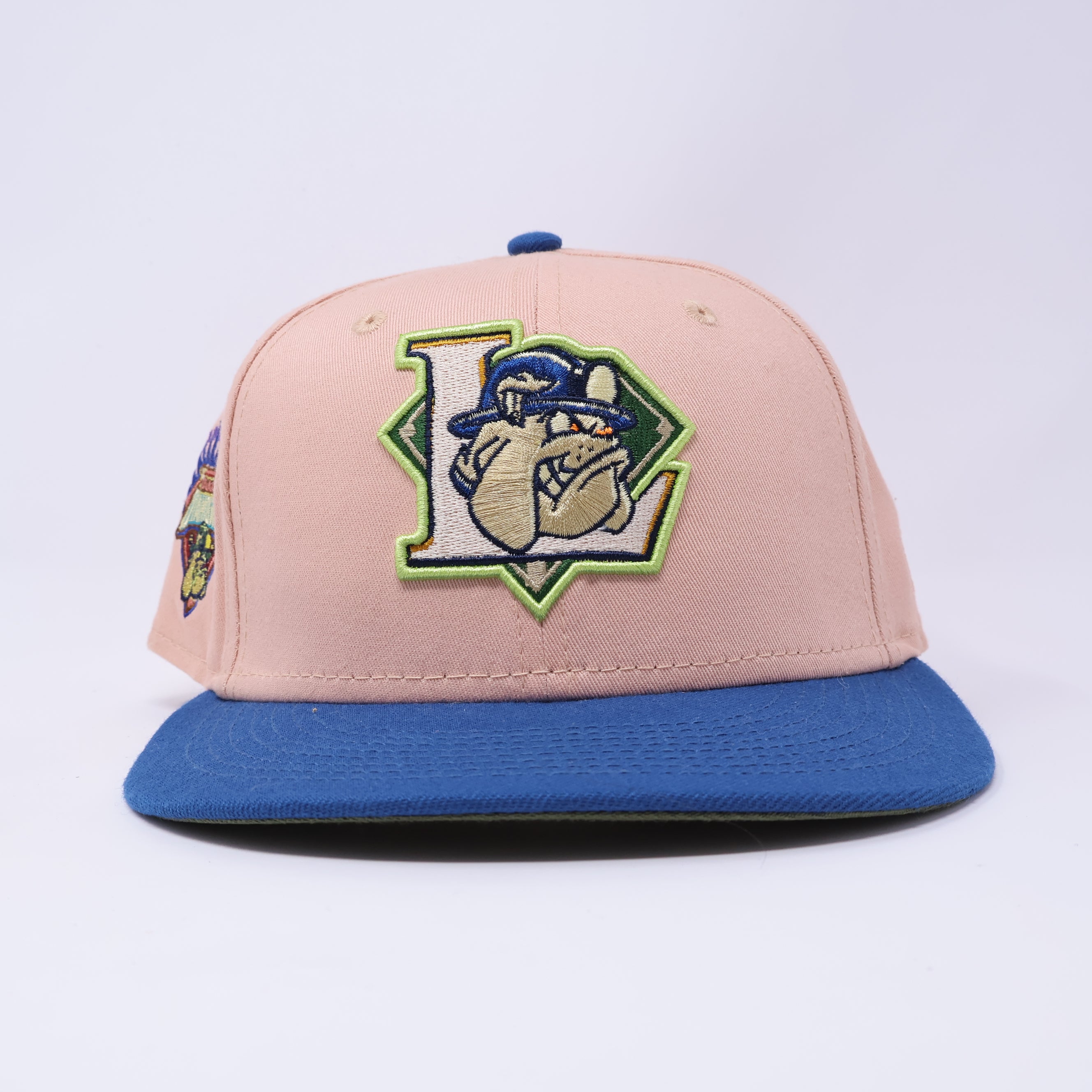 USED 1/8 Pink Lethbridge Black Diamonds Minor League 59fifty New Era Fitted Hat Cap