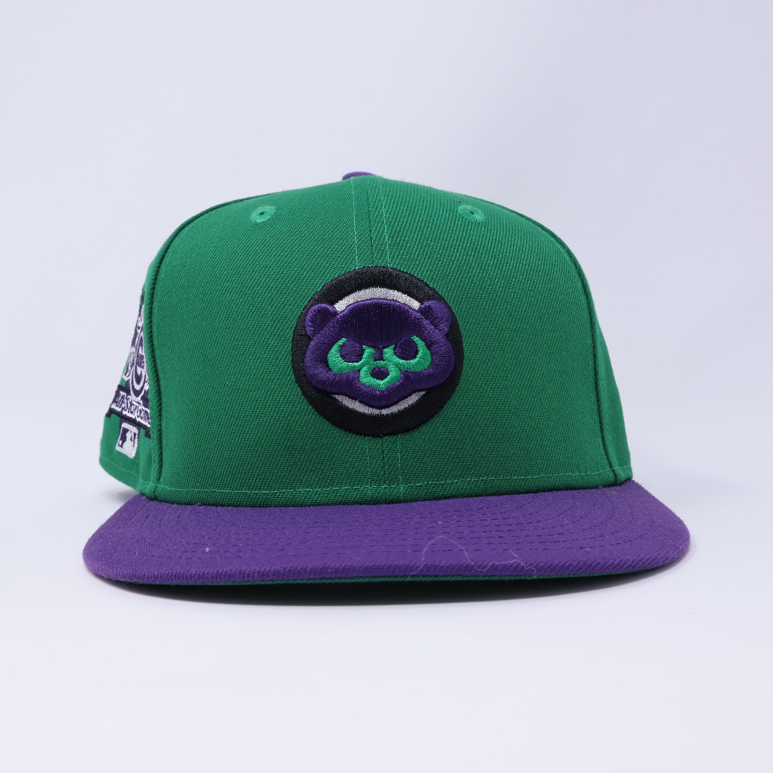 USED 1/8 Green Chicago Cubs 1990 All Star Game Anniversary 59fifty New Era Fitted Hat Cap