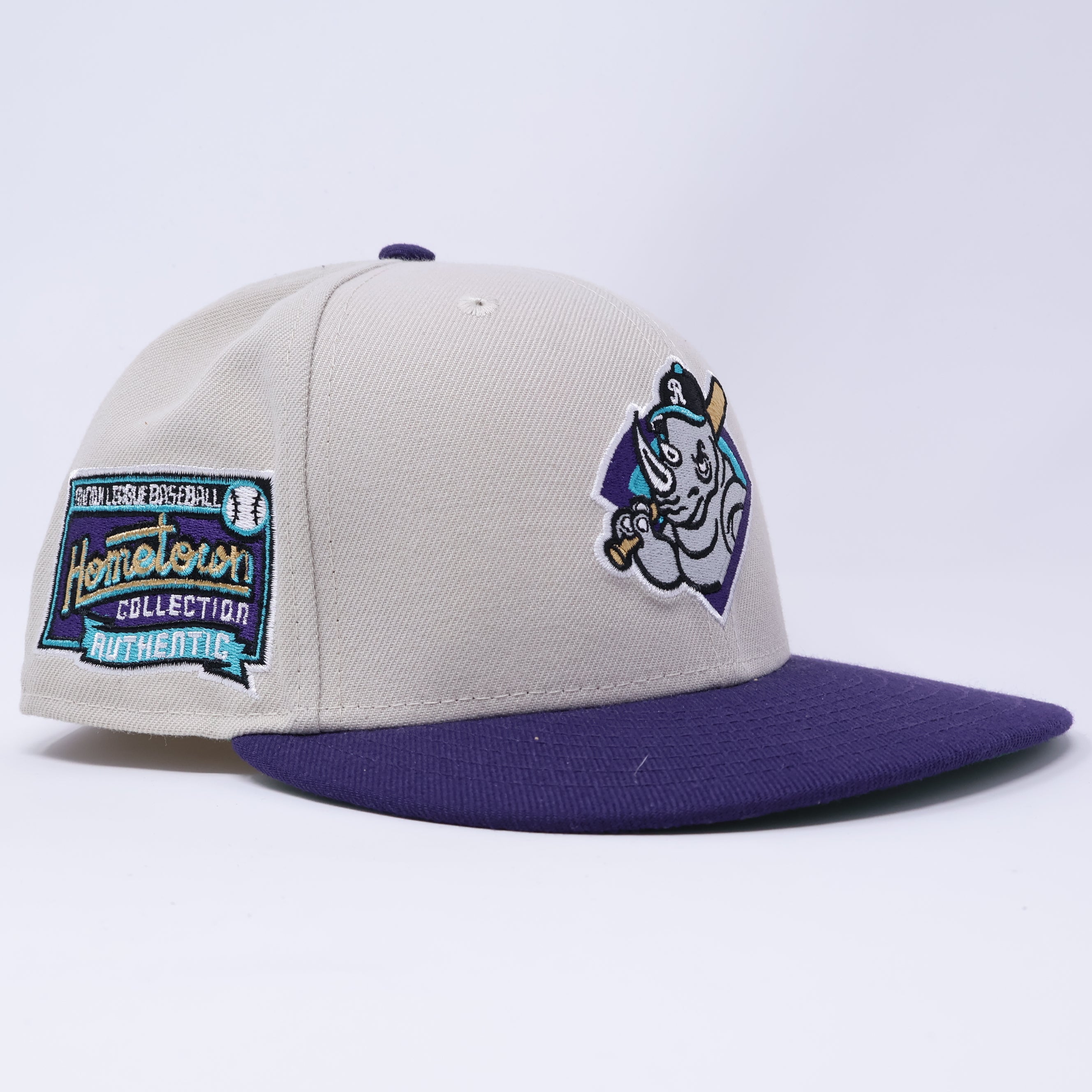 USED 1/8 Stone River City Rumblers 59fifty Fitted Hat Cap Minor League
