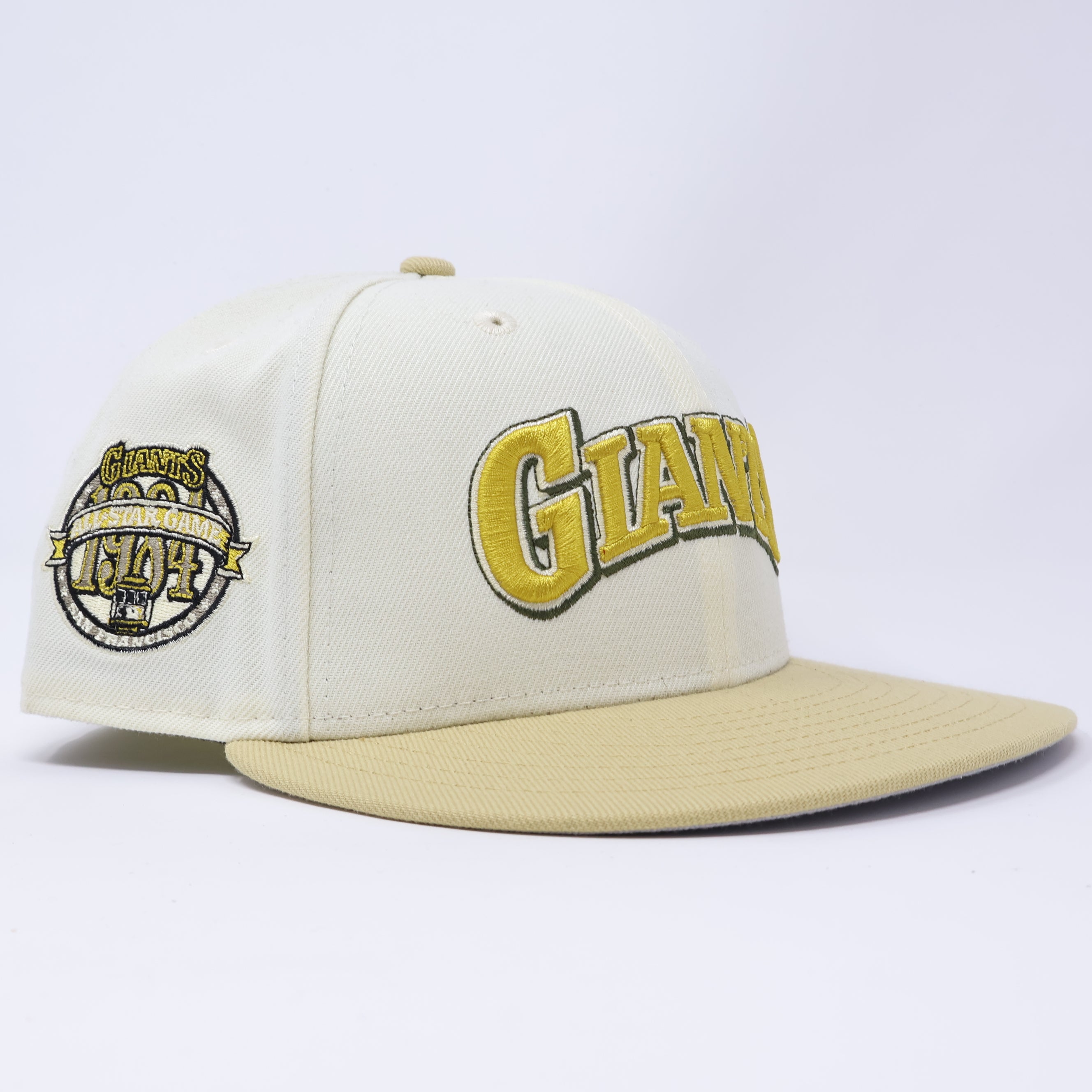 USED 1/8 Chrome San Francisco Giants 1984 All Star Game 59fifty New Era Fitted Hat Cap