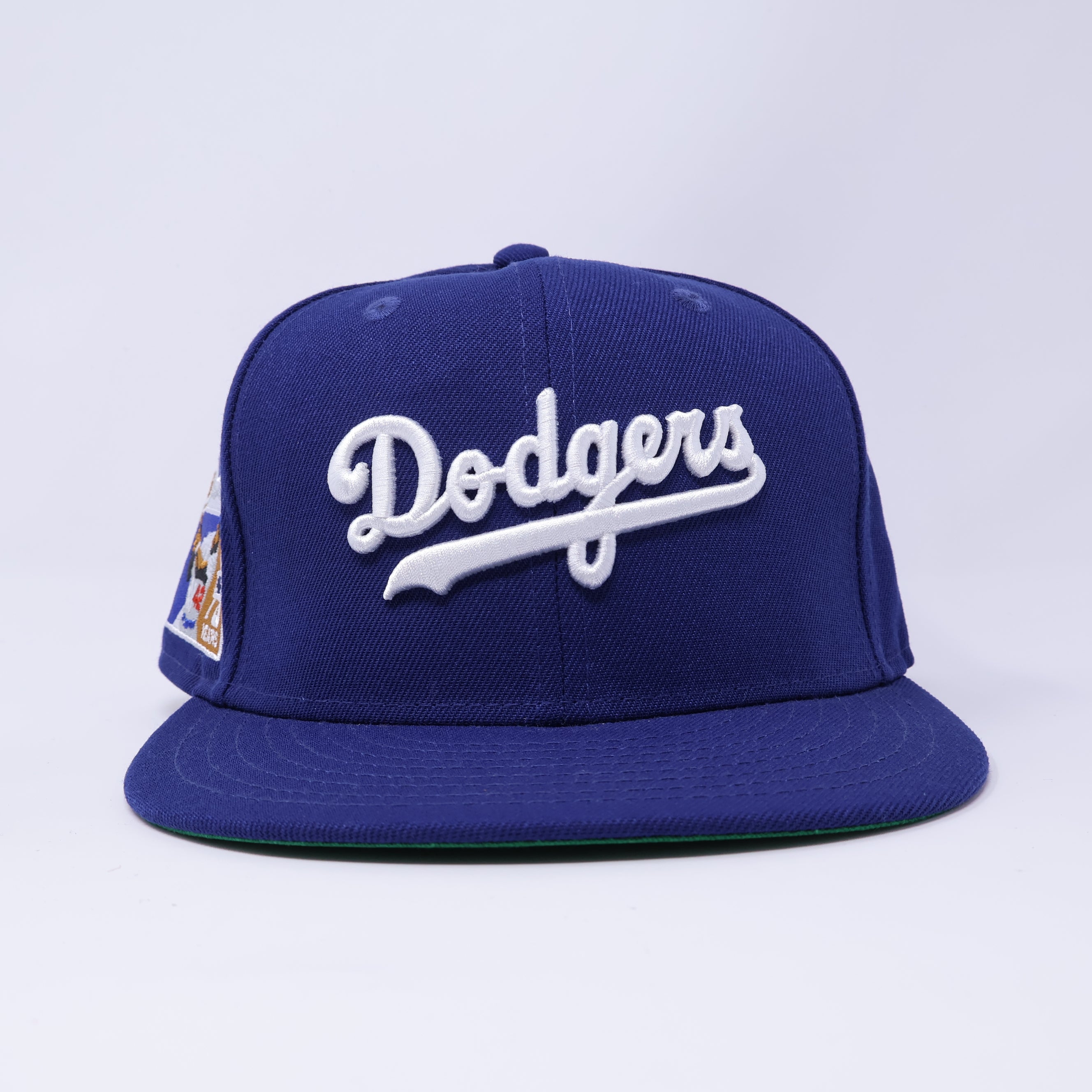 USED 1/8 Blue Los Angeles Dodgers Jackie Robinson 59fifty New Era Fitted Hat Cap