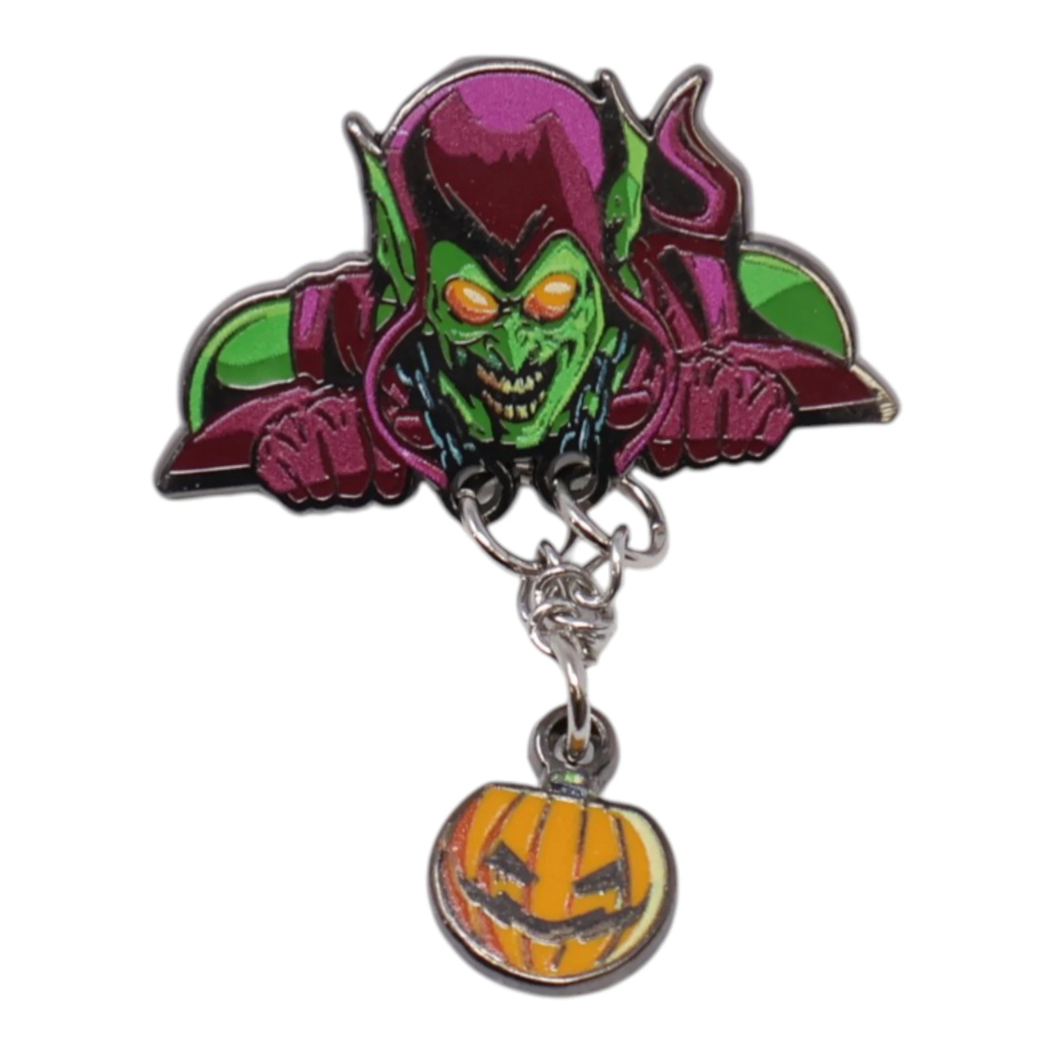 Green Goblin w/Chain Graphic Pin