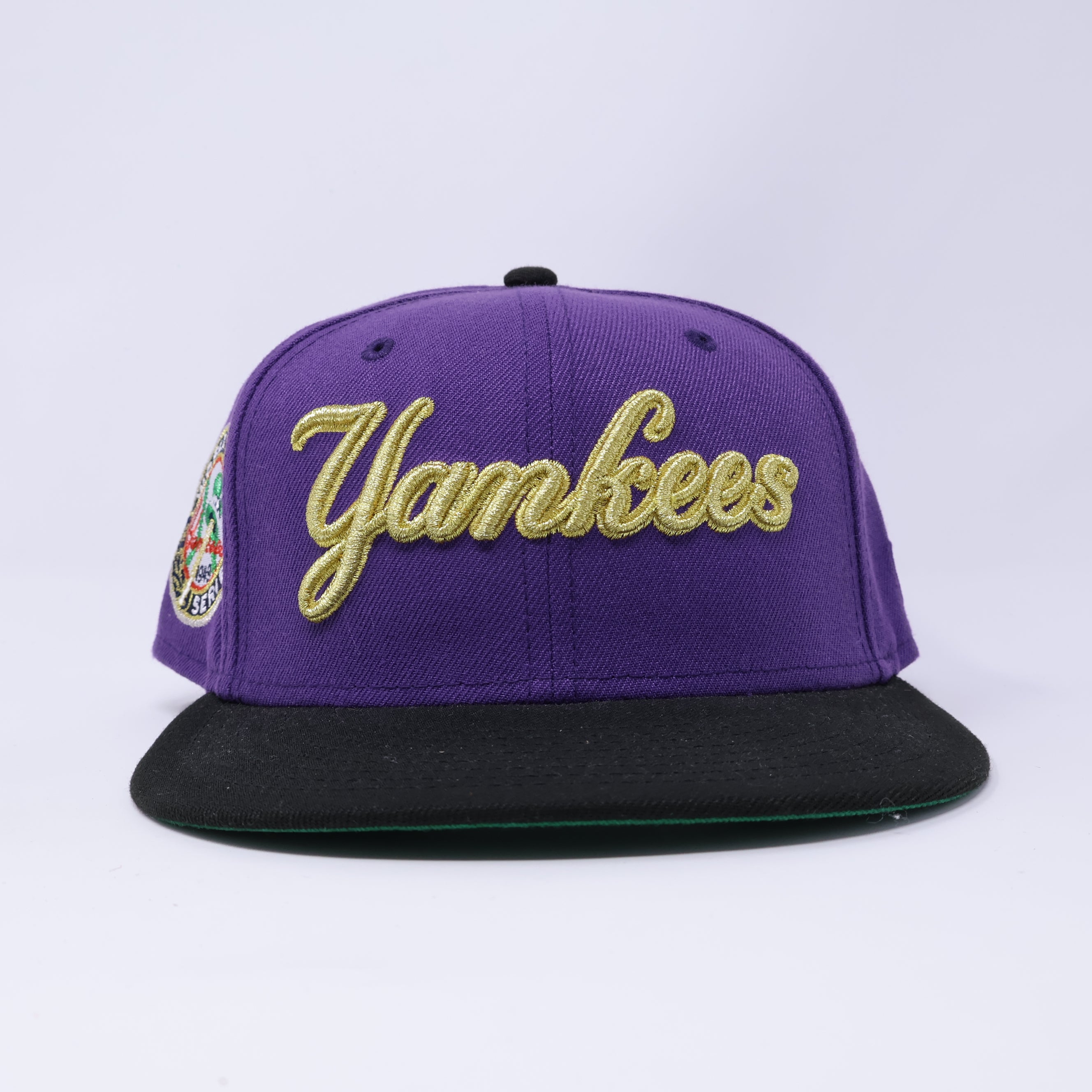 USED 1/8 Purple New York Yankees 1949 World Series 59FIFTY New Era Fitted Hat