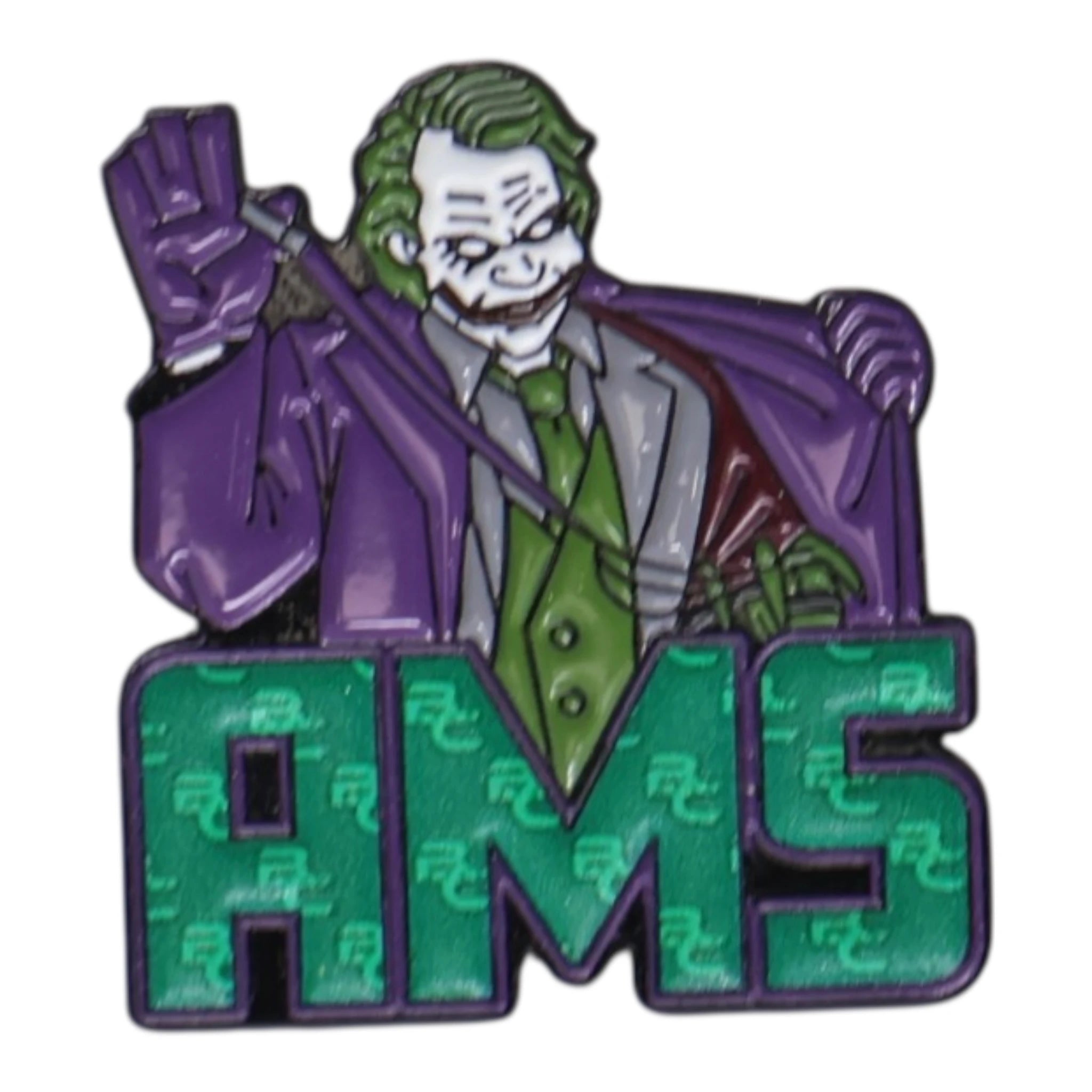 AM5 Joker Purple Suit Graphic Pin