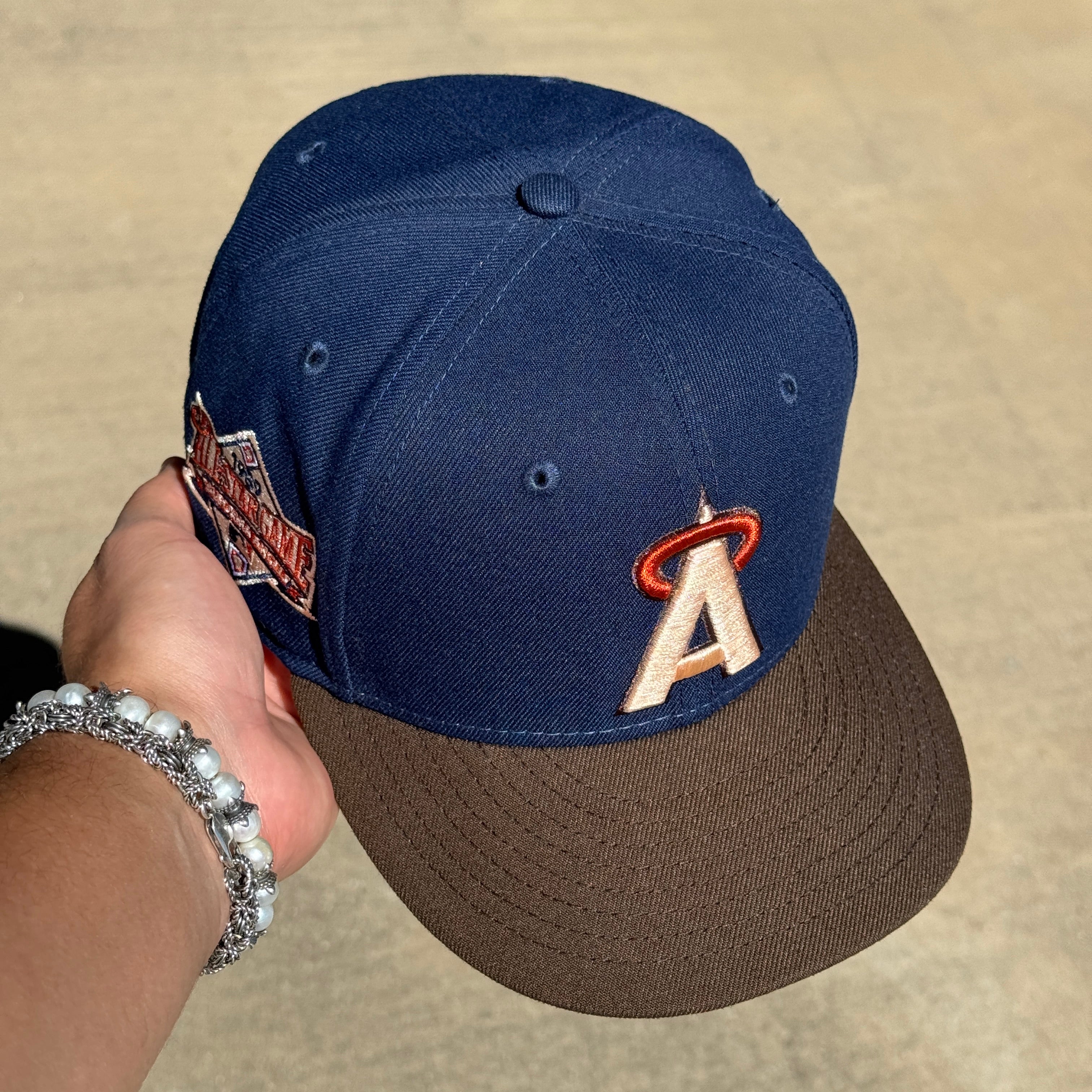 USED 5/8 Navy California Angels 1989 All Star Game 59fifty New Era Fitted Hat Cap