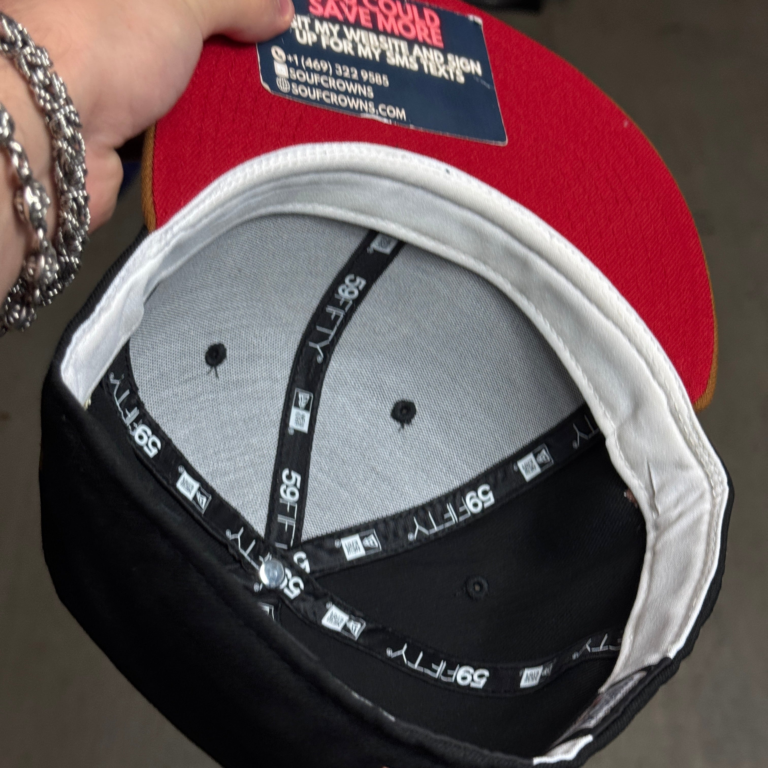 USED 3/8 Black Houston Astros 45th Anniversary 59fifty New Era Fitted Hat Cap