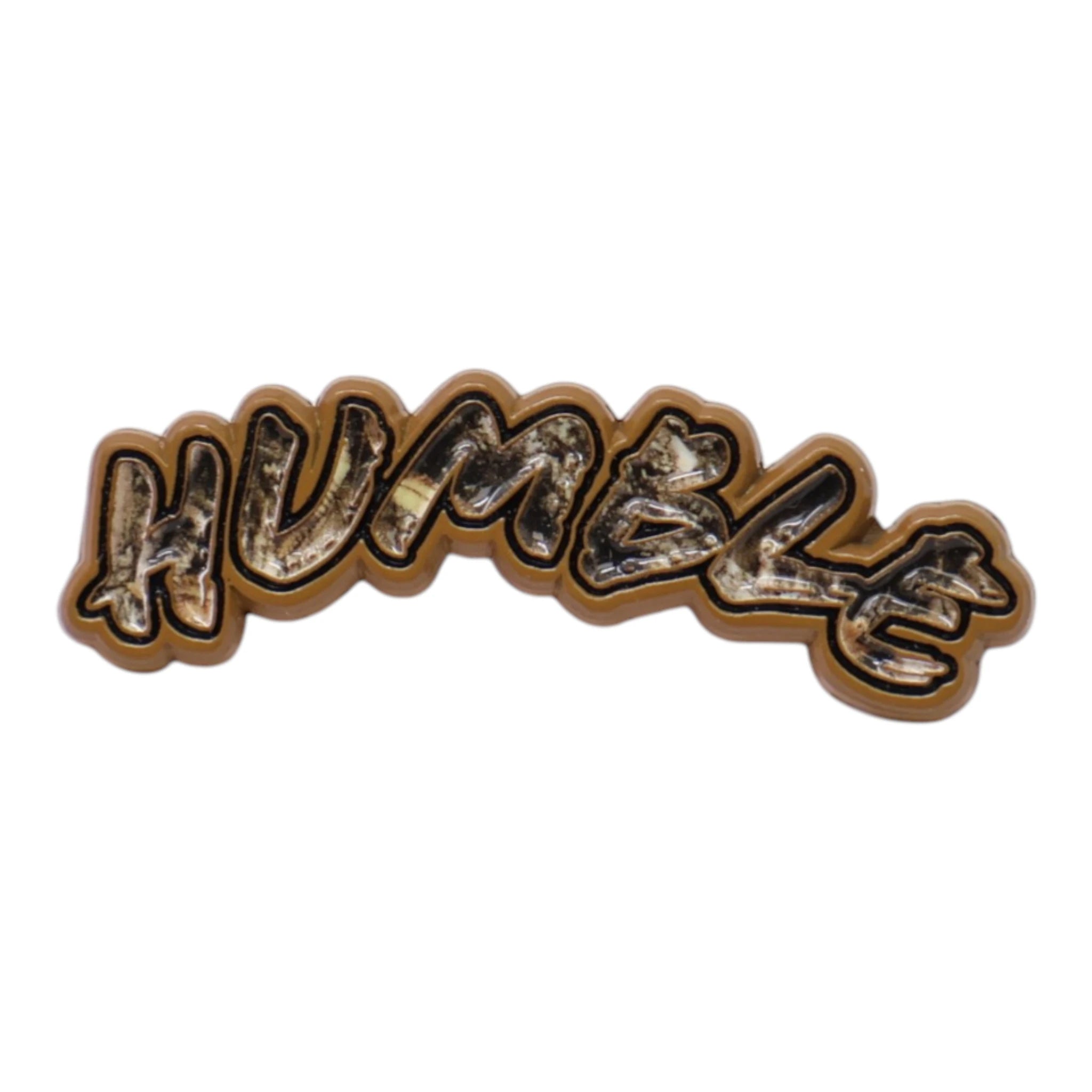Humble Bronze Plating / Camo Realtree Script Pin