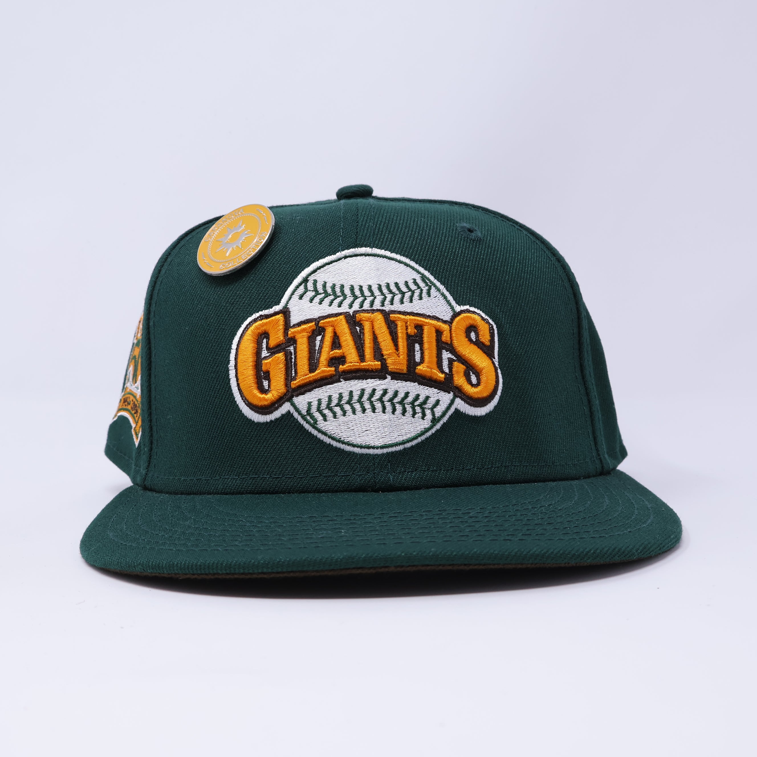 USED 1/8 Green San Francisco Giants 50th Anniversary 59fifty New Era Fitted Hat Cap