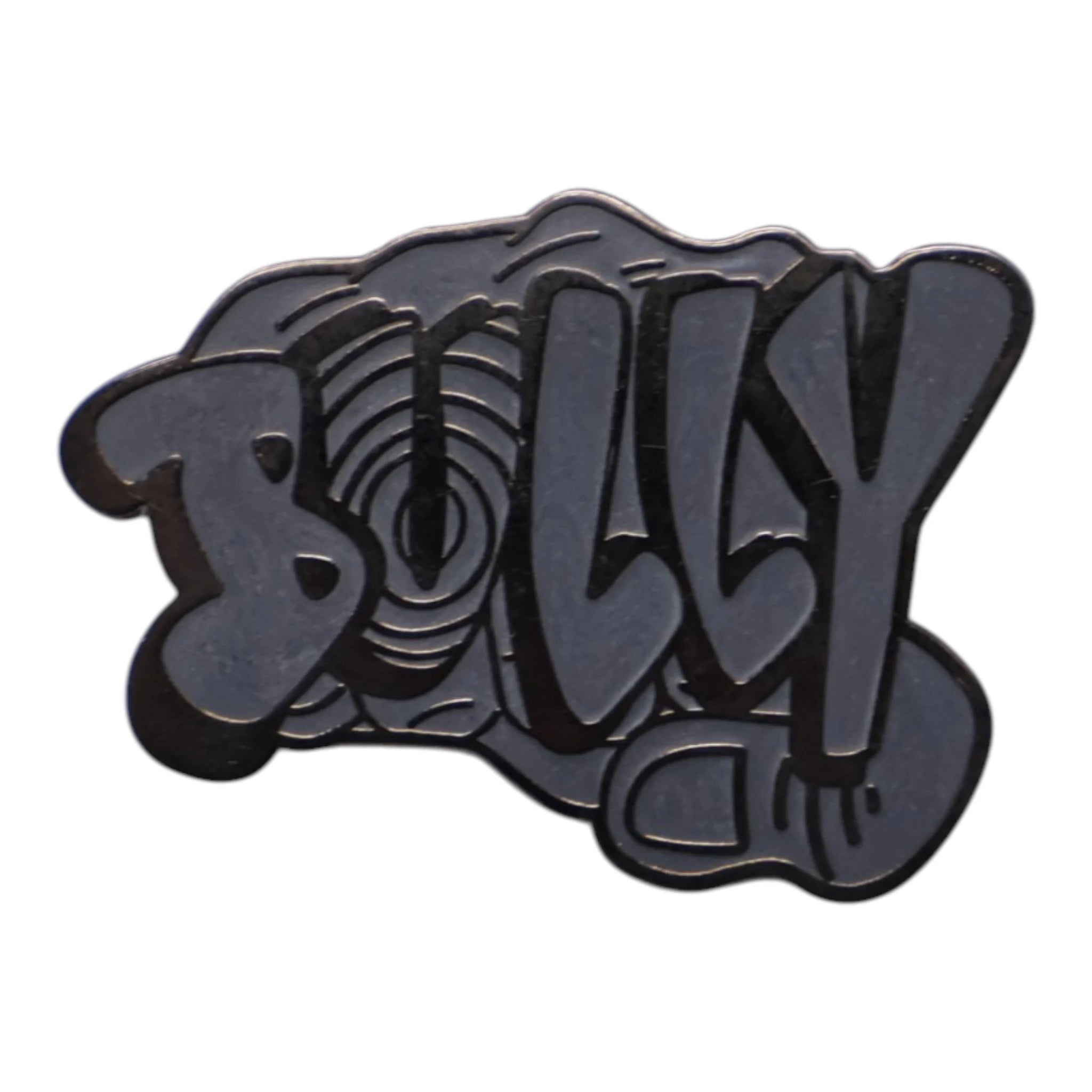 BULLY Silver Plating / Gray Graphic Pin