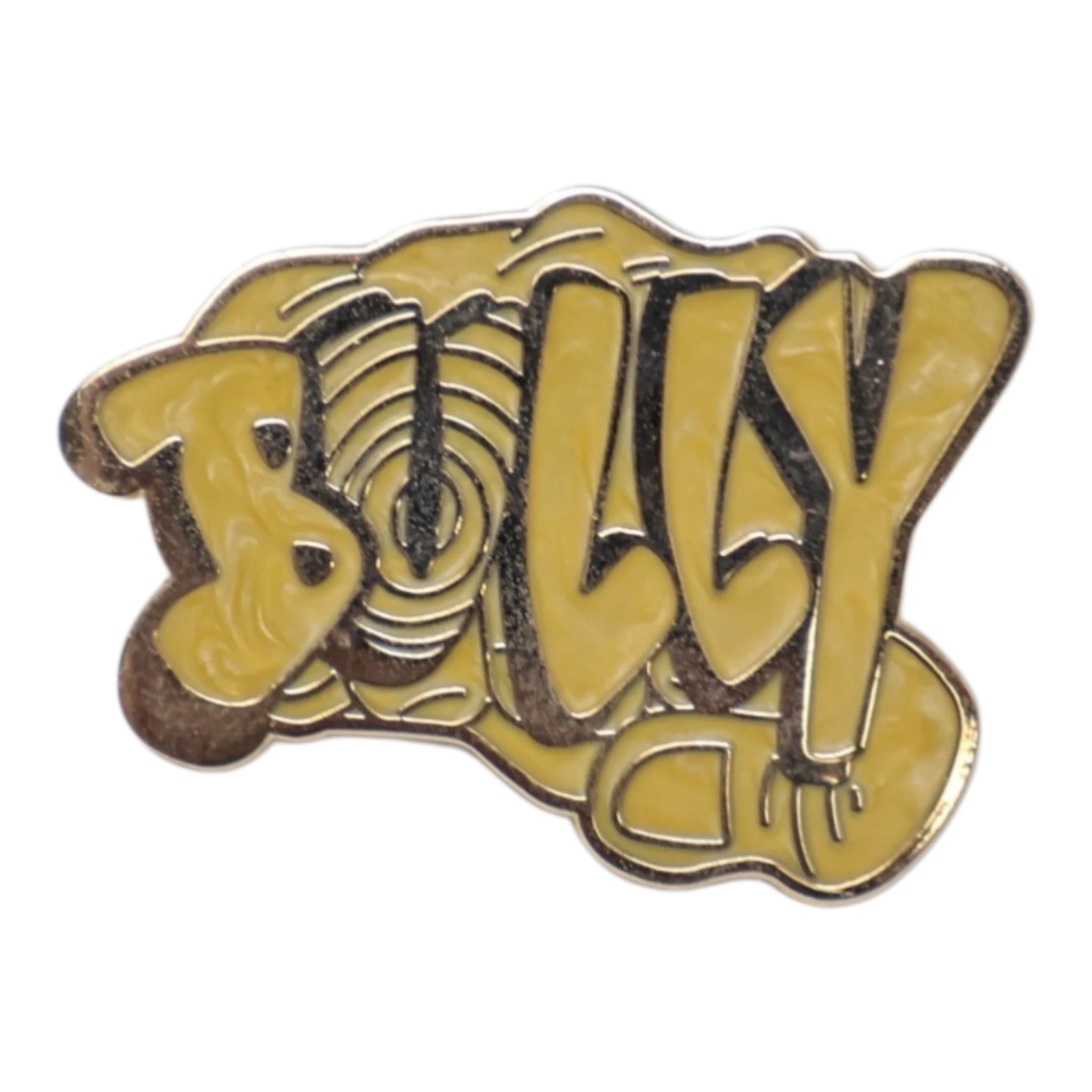 BULLY Silver Plating / Yellow Graphic Pin