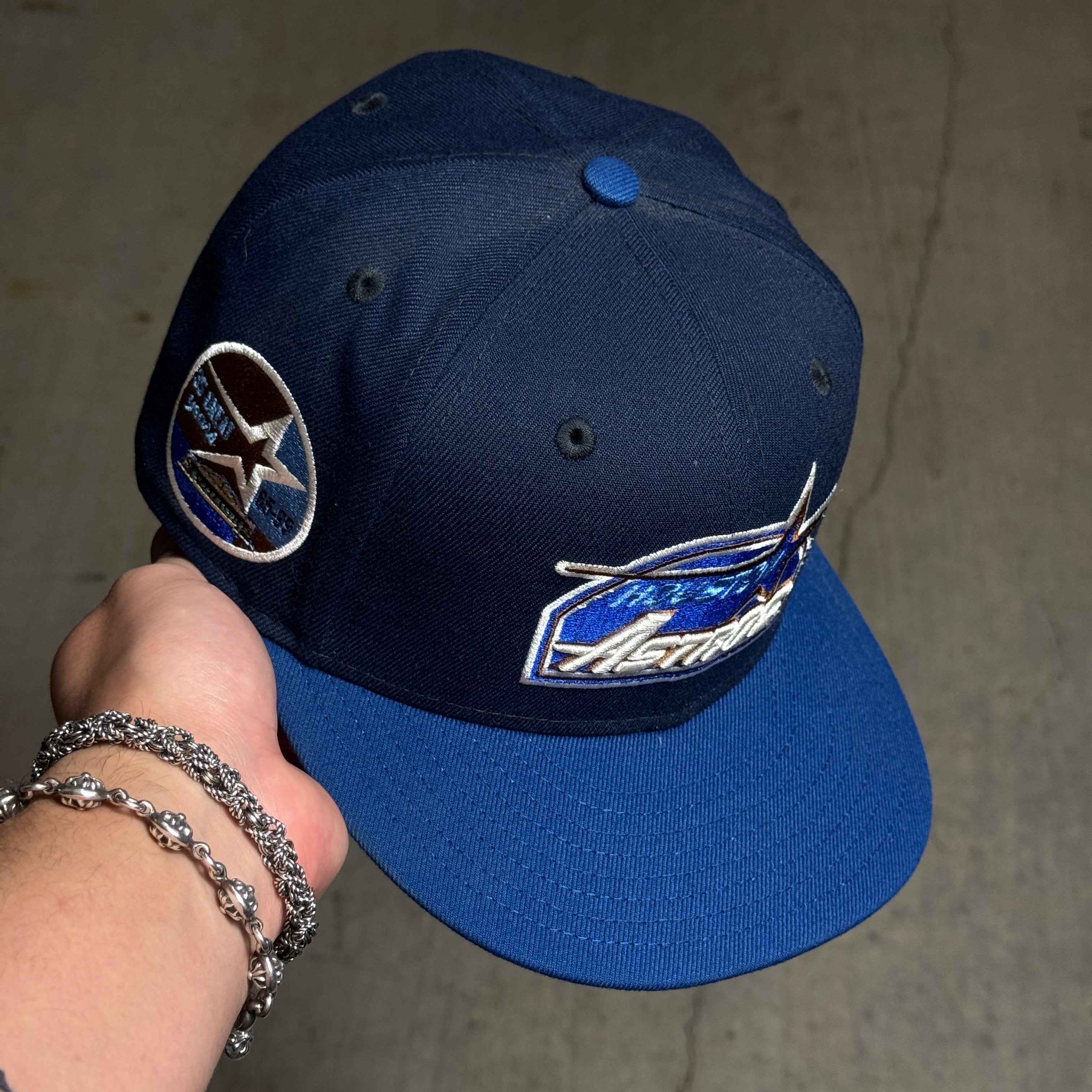 USED 3/8 Blue Houston Astros 35 Great Years 59fifty New Era Fitted Hat Cap