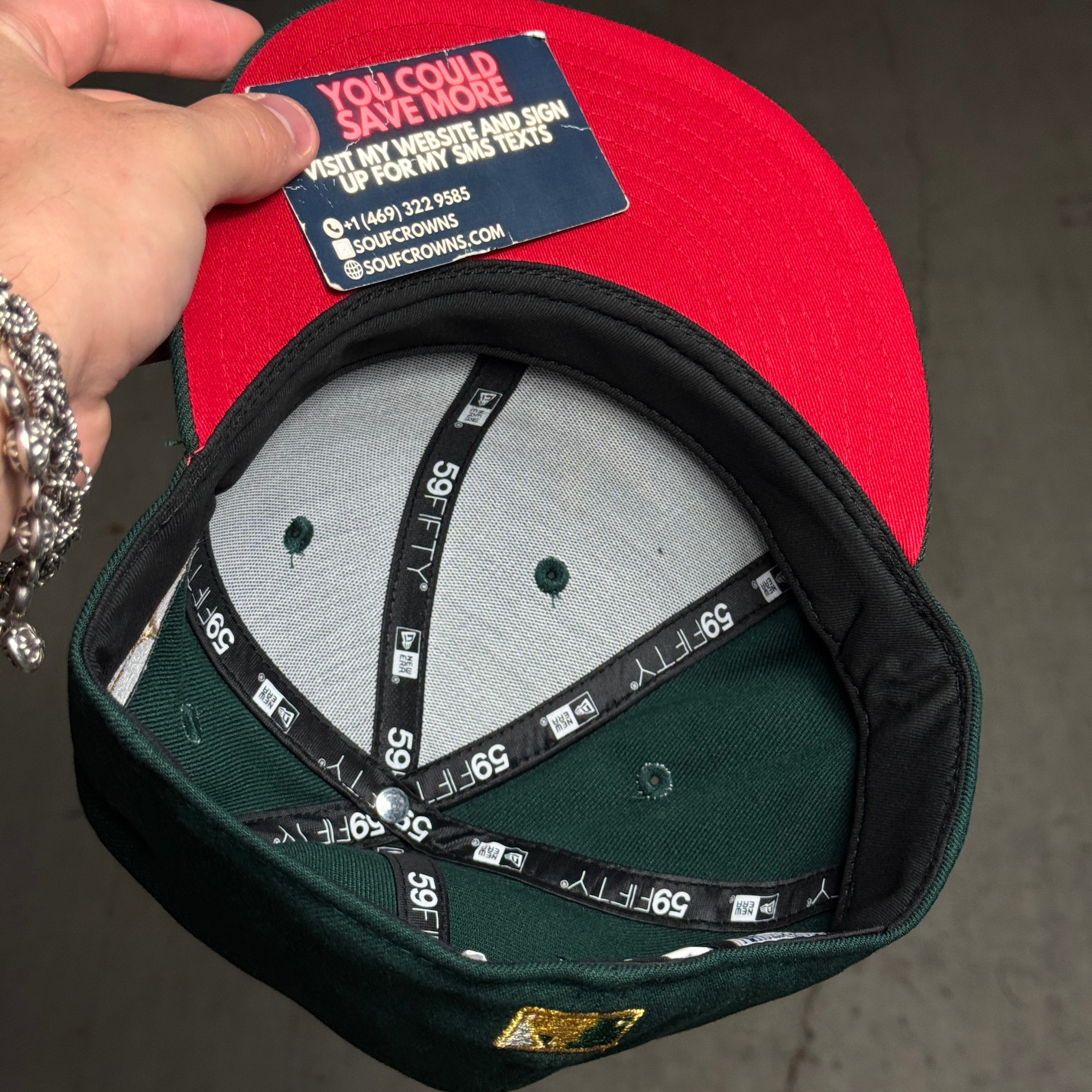 USED 3/8 Green Houston Astros 35 Great Years 59fifty New Era Fitted Hat Cap