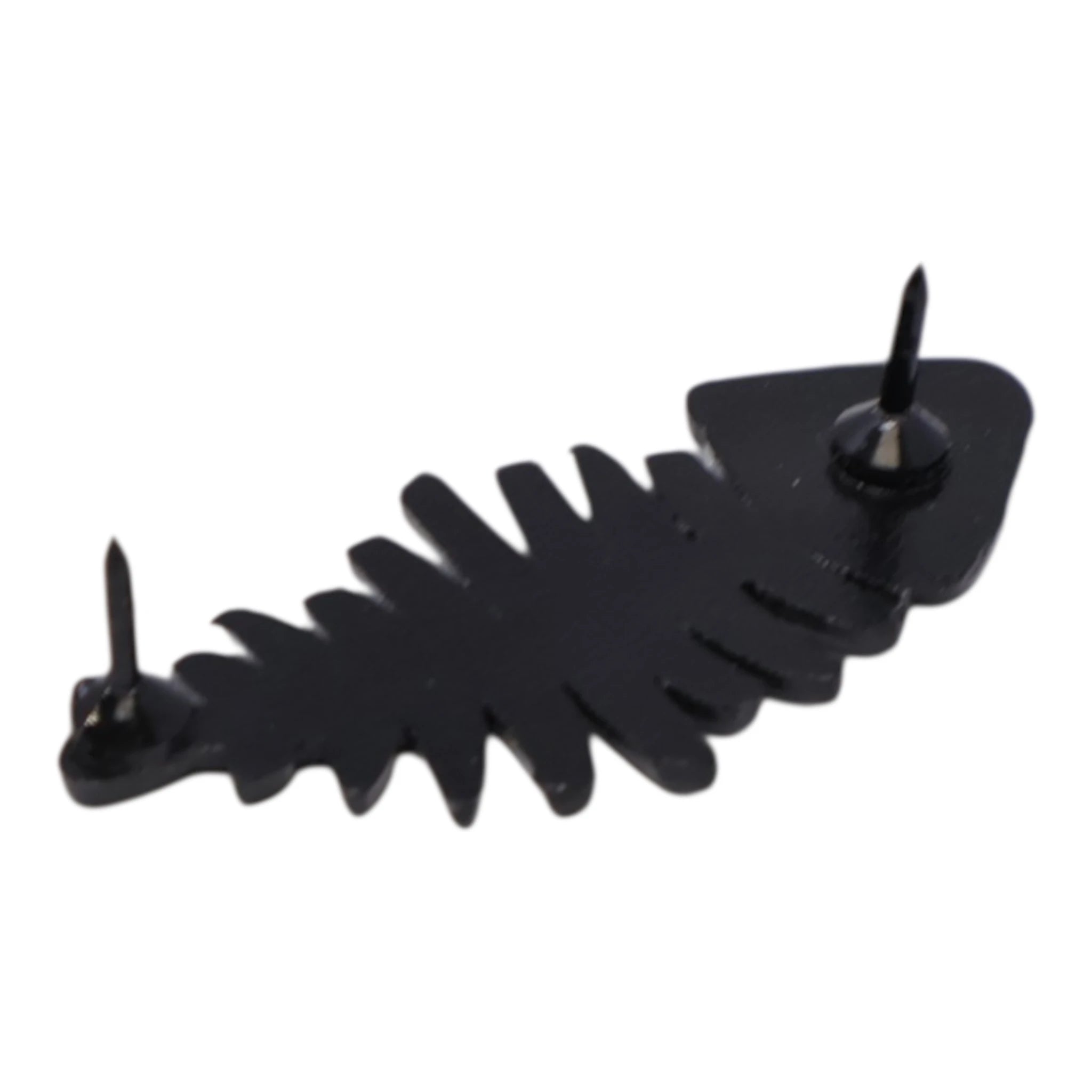 Fishbones Black Plating / Purple Graphic Pin