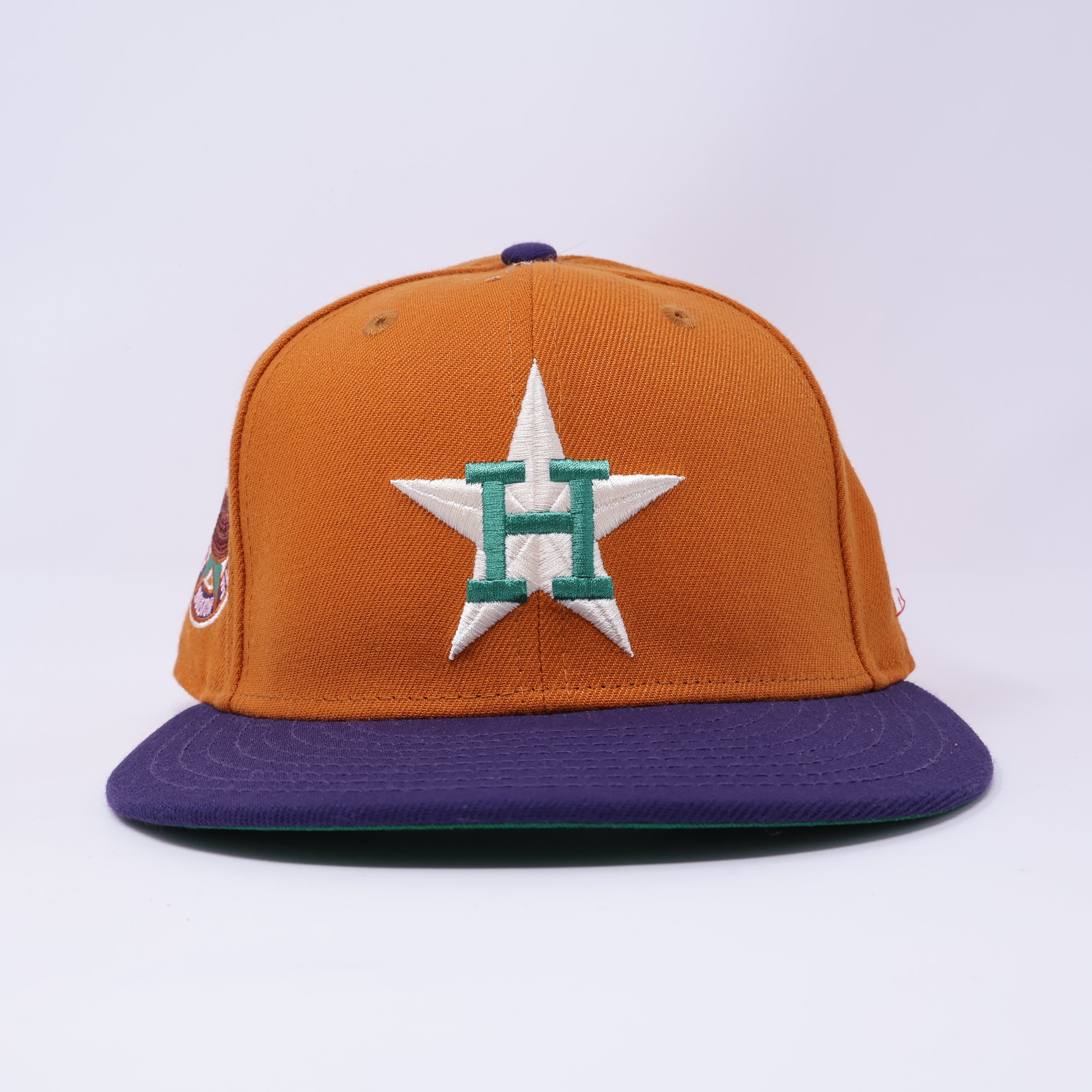 USED 6 7/8 Rust Orange Houston Astros 1968 All Star Game 59fifty New Era Fitted Hat Cap