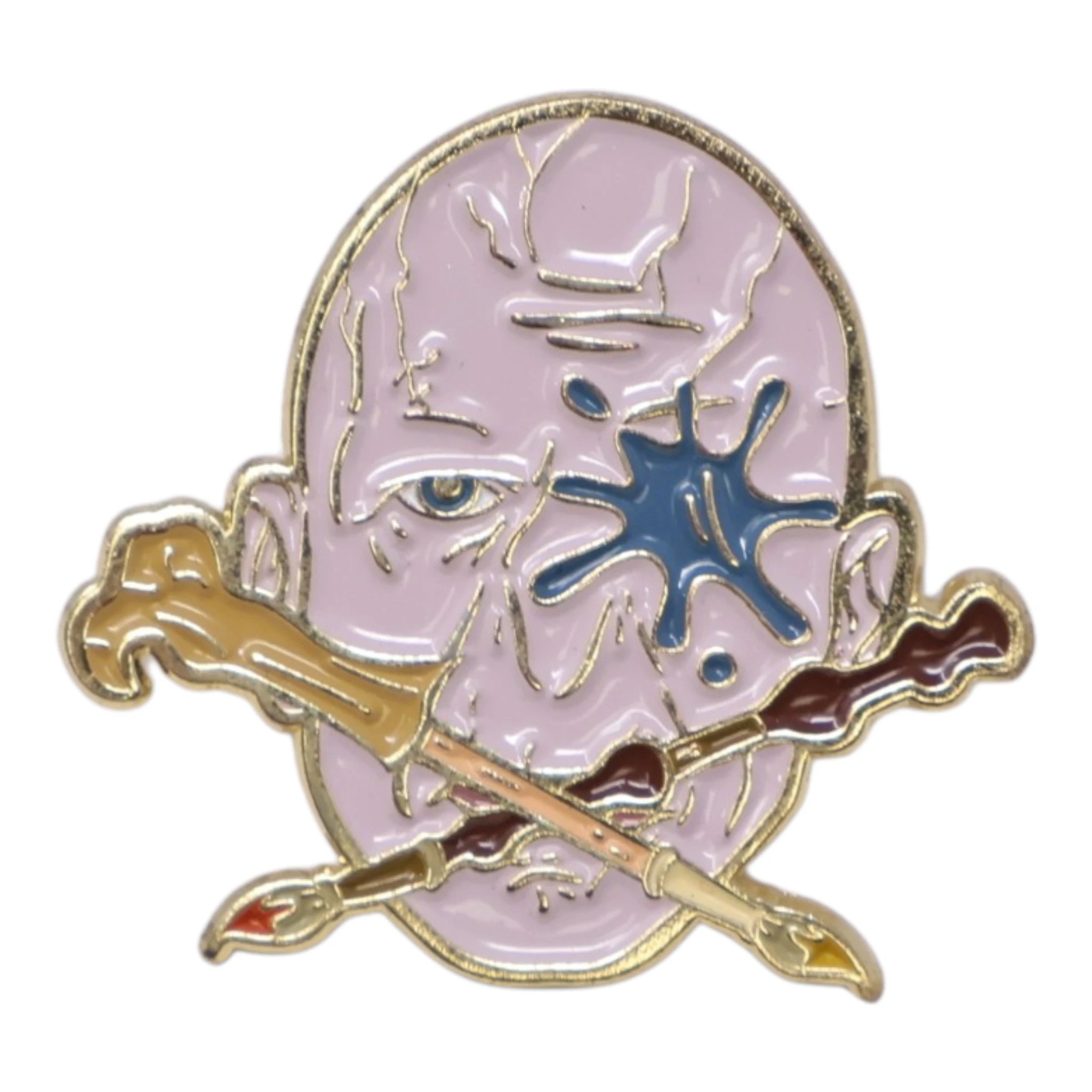 Snape Harry Potter Gold Plating Graphic Pin