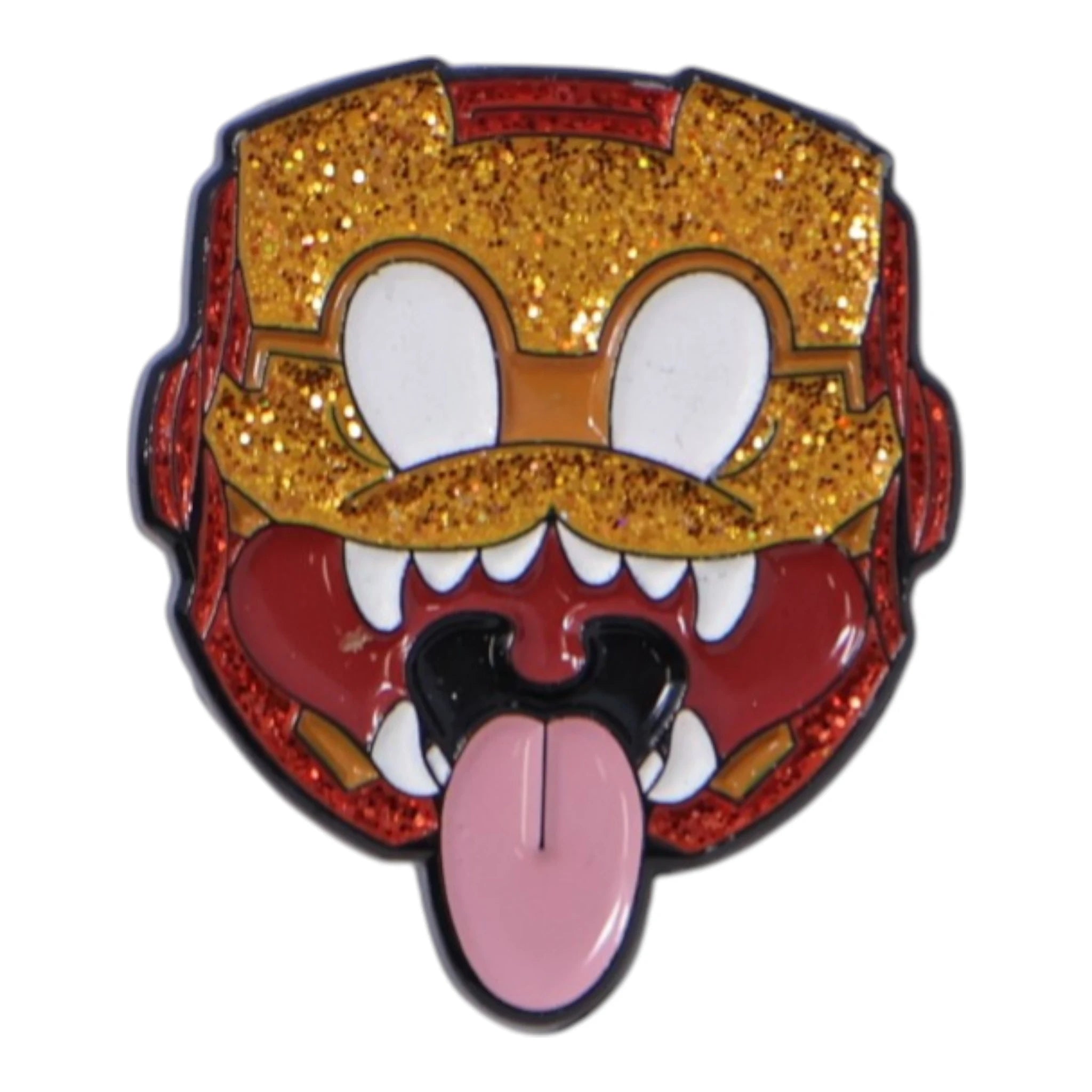Iron Cat Graphic Pin