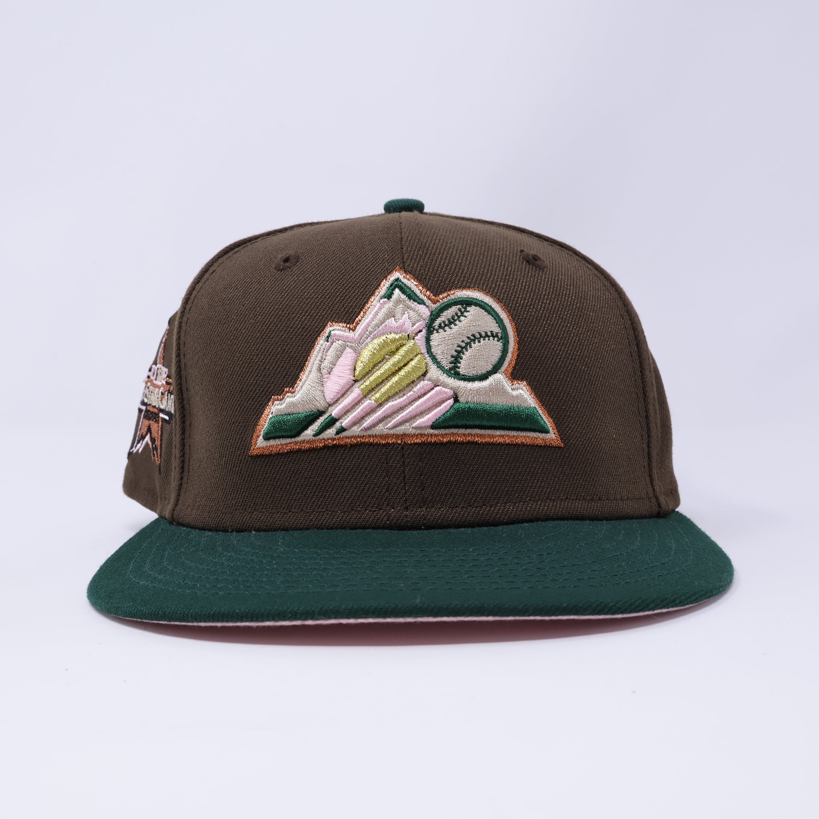 USED 6 7/8 Brown Colorado Rockies 2021 All Star Game 59fifty New Era Fitted Hat Cap