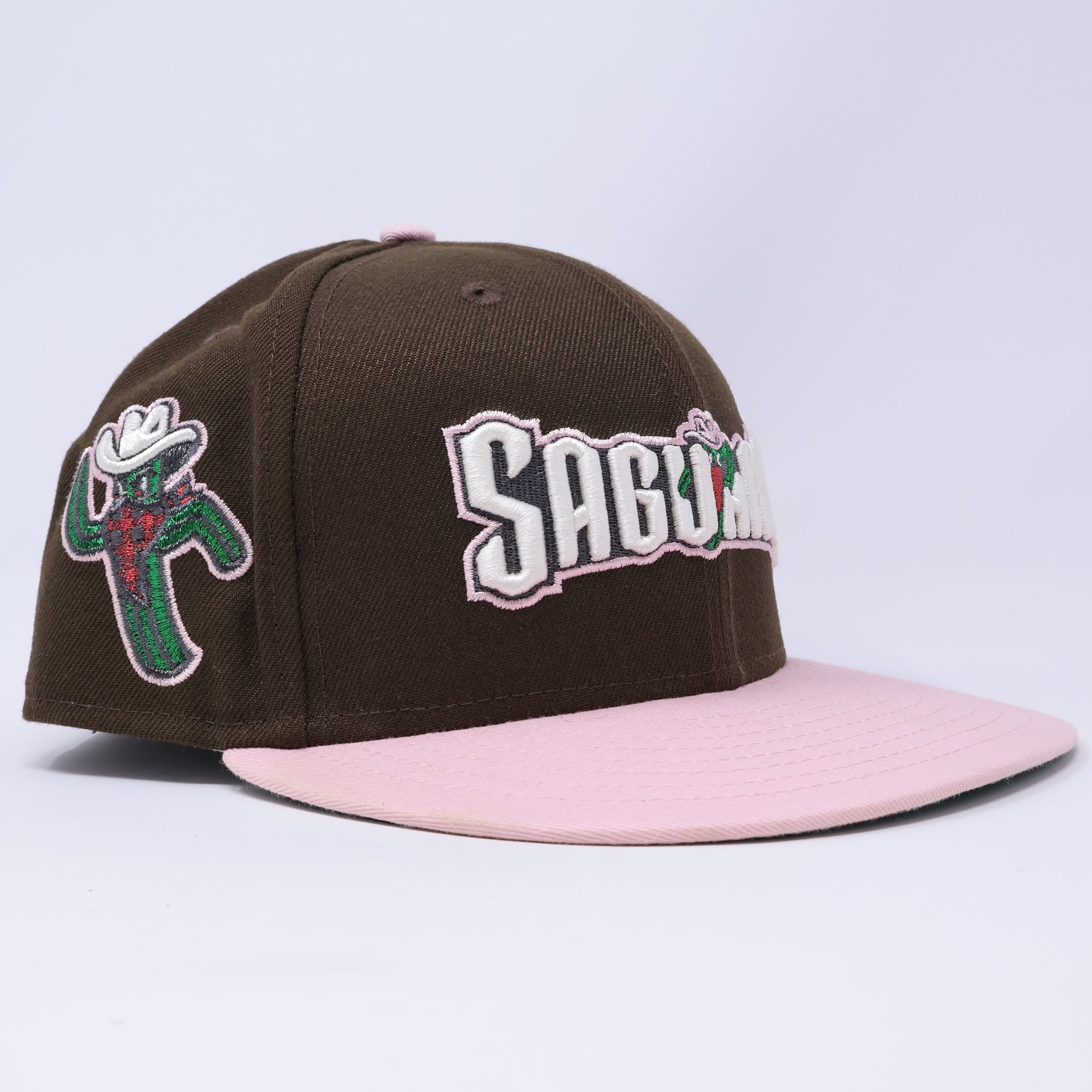 USED 7 Brown Surprise Saguraos Cactus Minor League 59fifty New Era Fitted Hat Cap