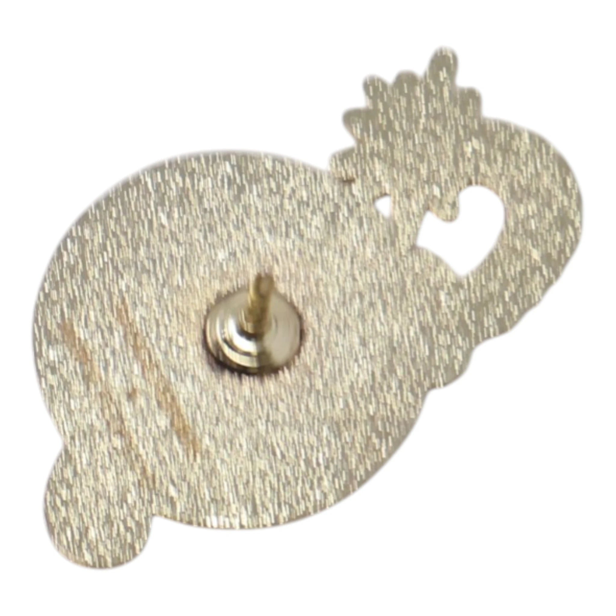 Green Bomb Face Graphic Pin