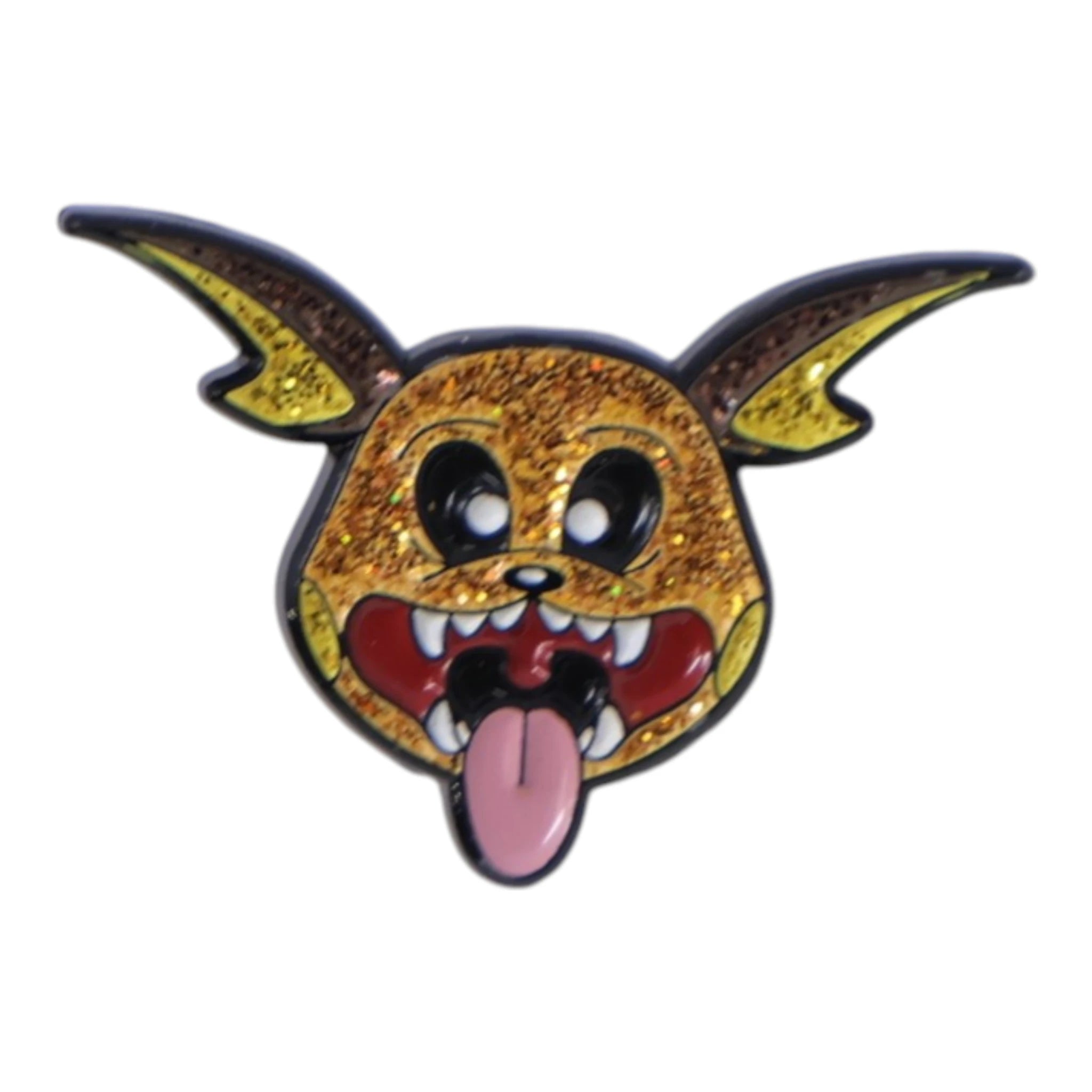 Orange Cat Graphic Pin