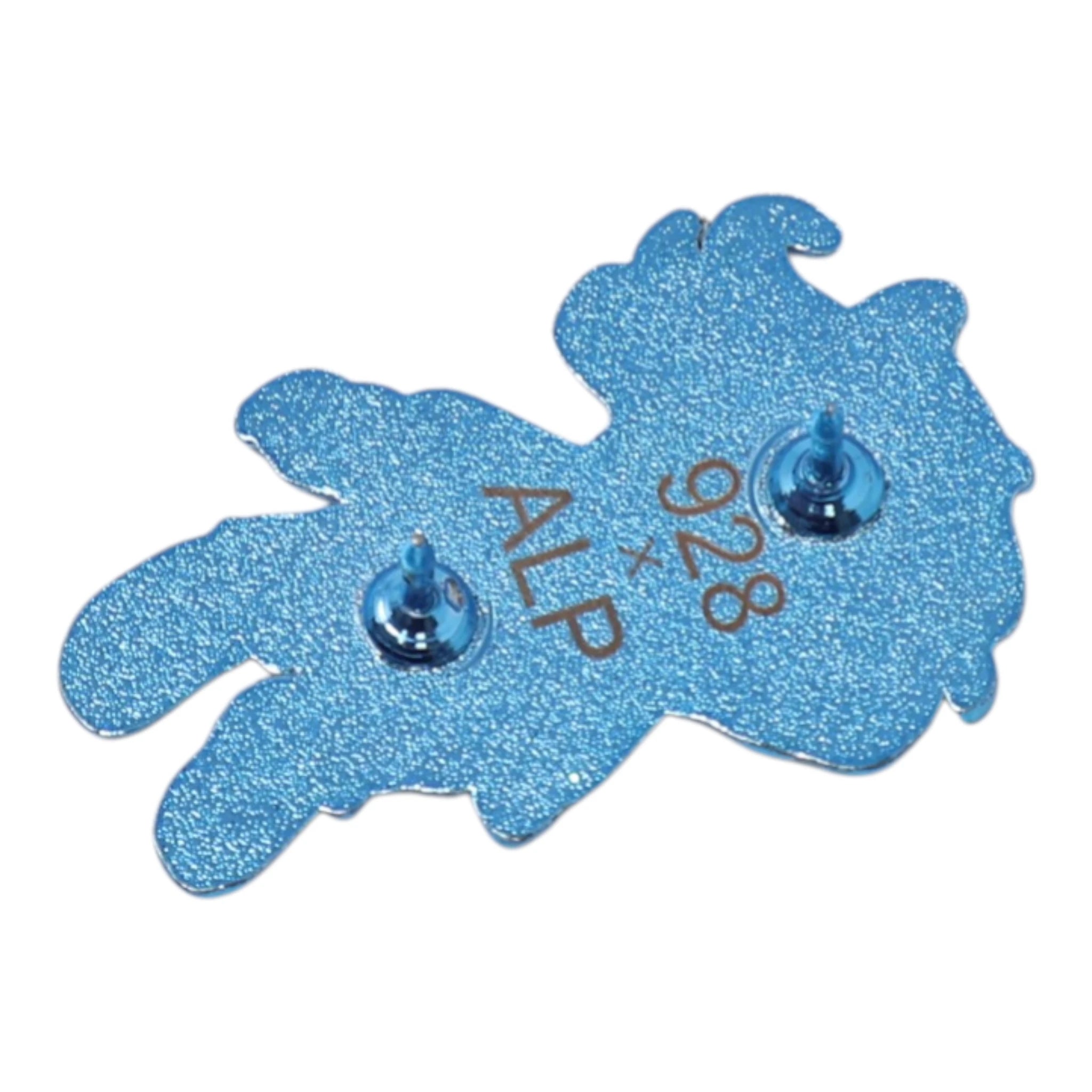 Ghost Rider Skeleton Icy Blue Graphic Pin