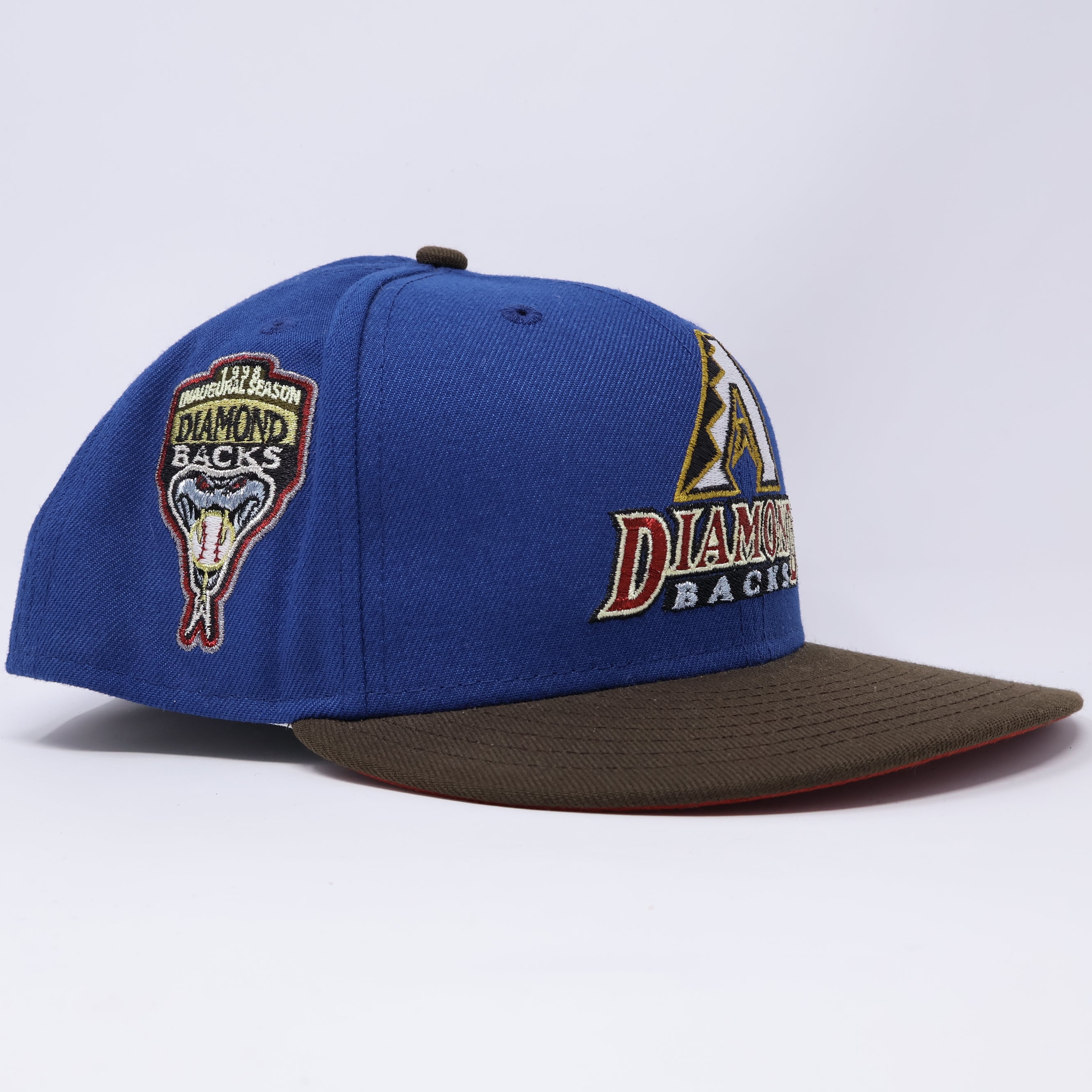 USED 5/8 Blue Arizona Diamondbacks 1998 Inaugural 59fifty New Era Fitted Hat Cap