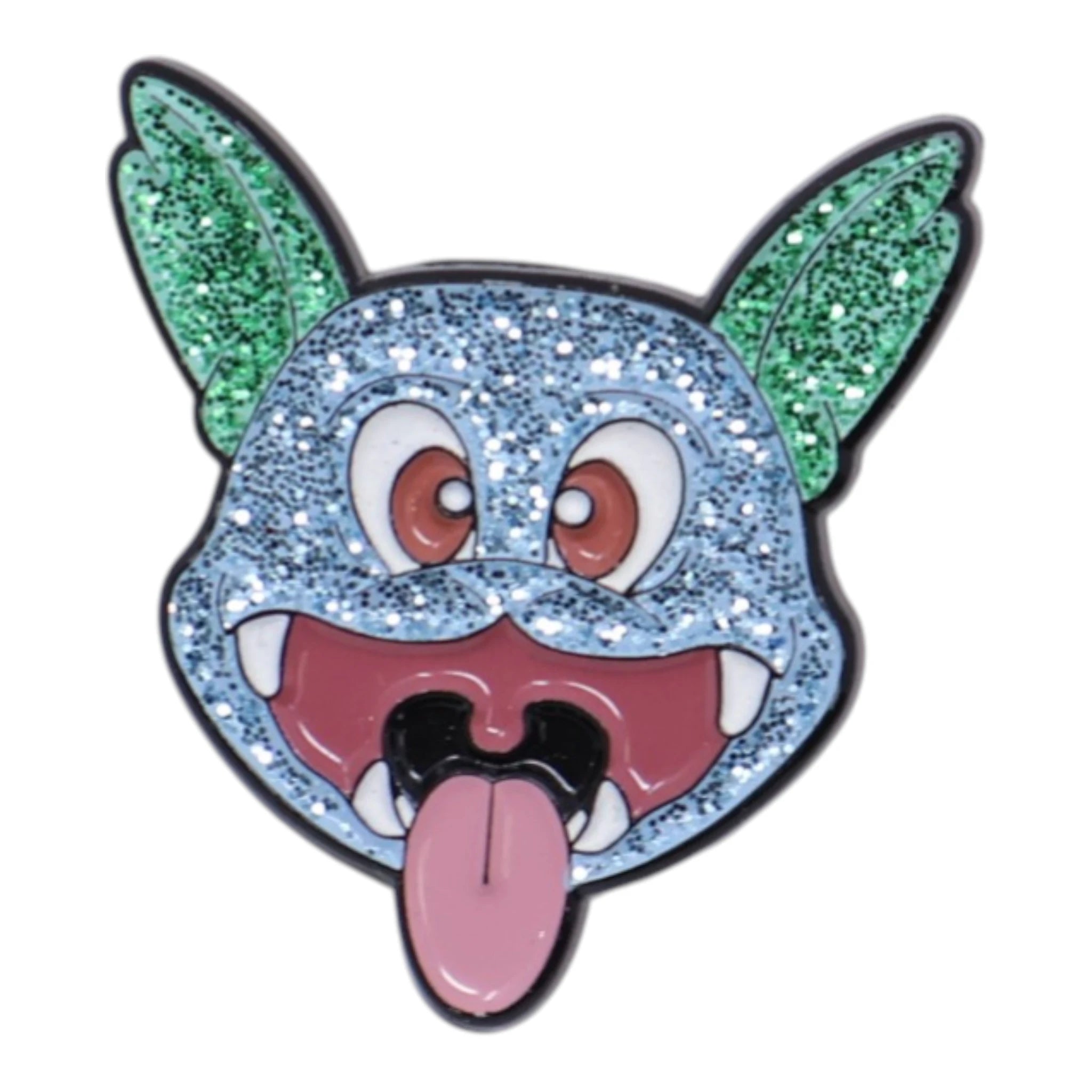 Blue Cat Graphic Pin