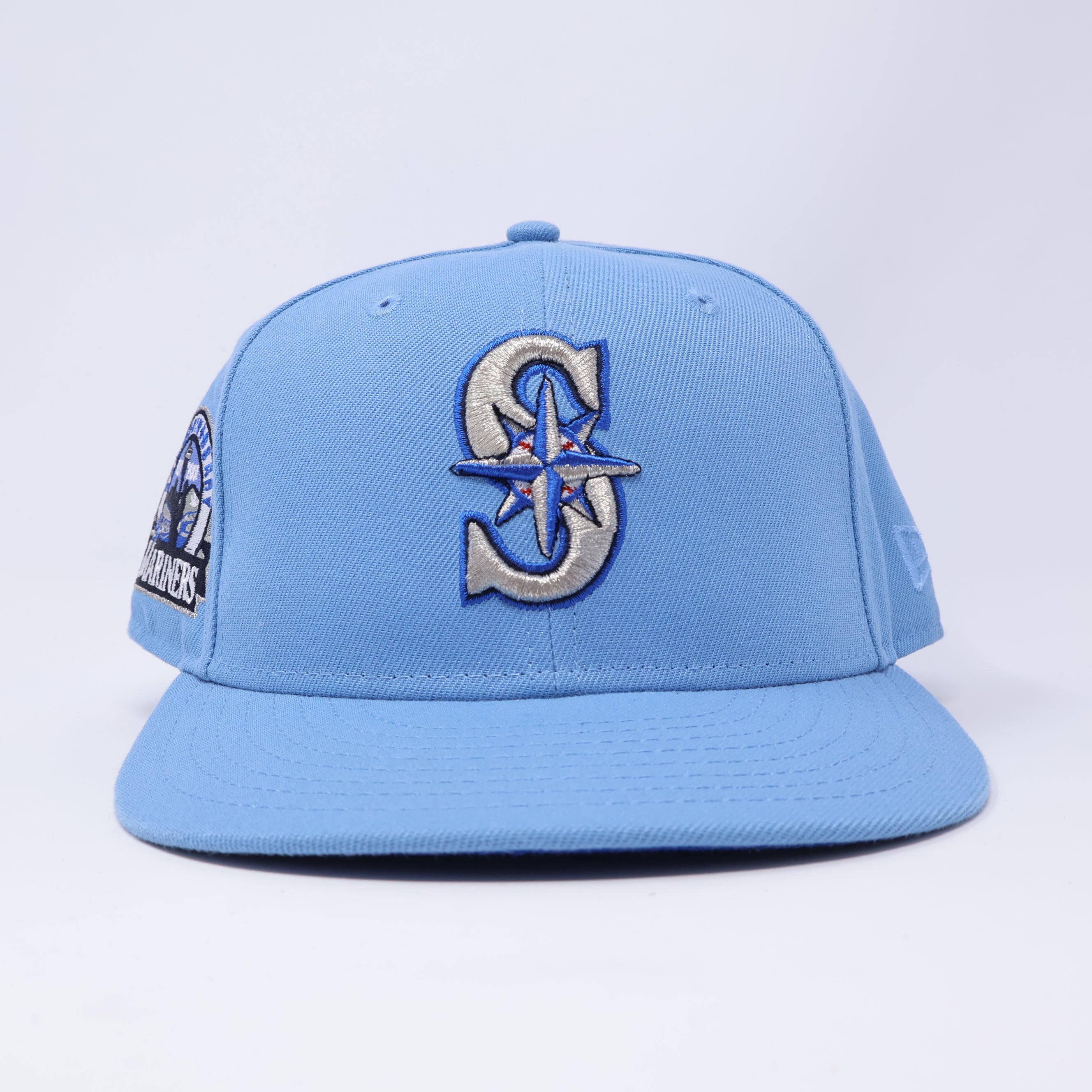 USED 5/8 Blue Seattle Mariners 30th Anniversary 59fifty New Era Fitted Hat Cap