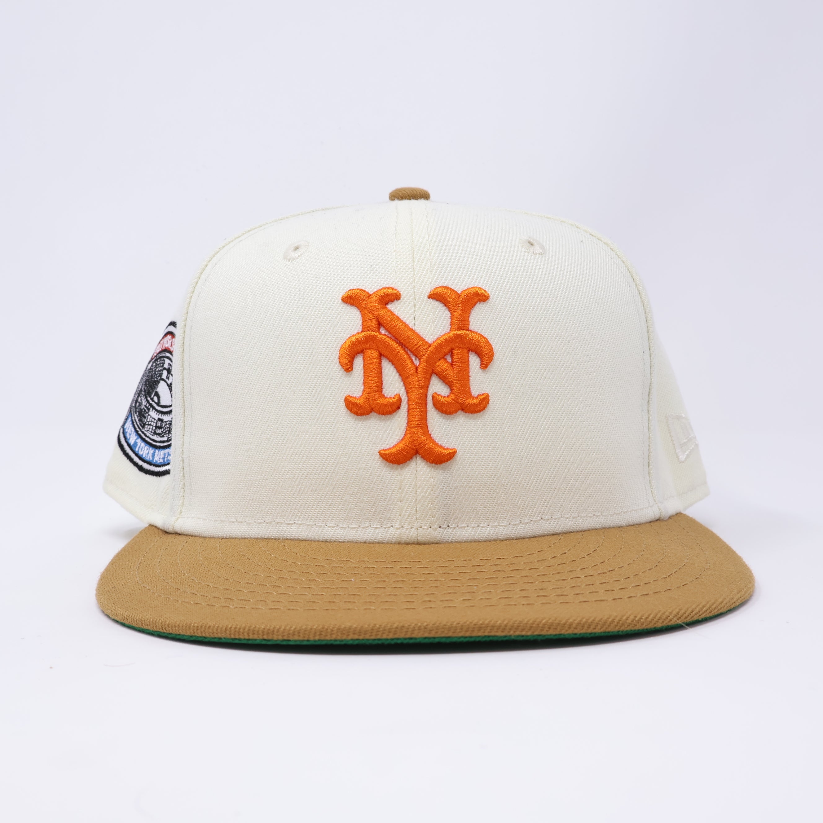 USED 1/2 Chrome New York Mets 1969 World Series 59fifty New Era Fitted Hat Cap