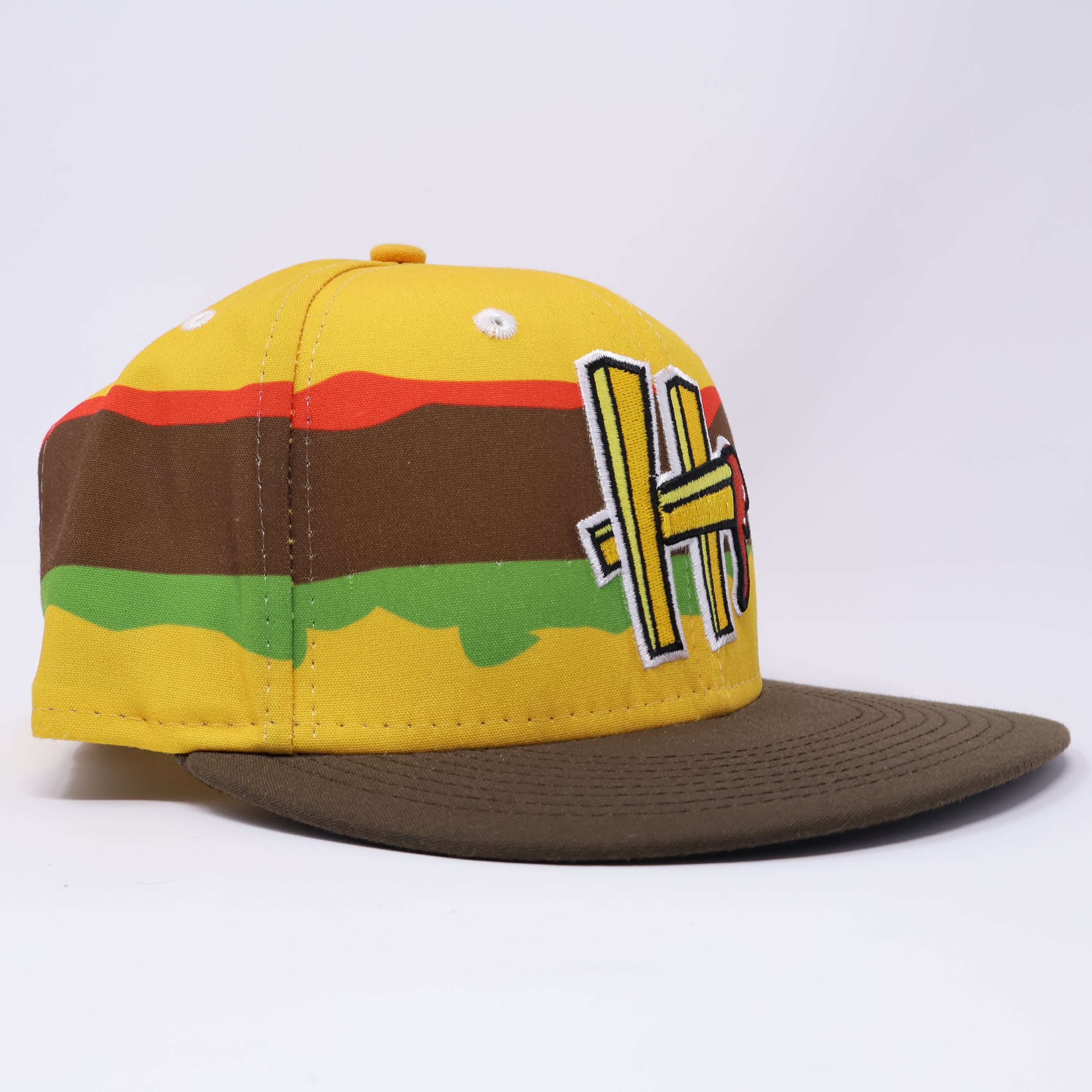 USED 1/2 Hartford Steamed Cheeseburger Minor League 59fifty New Era Fitted Hat Cap
