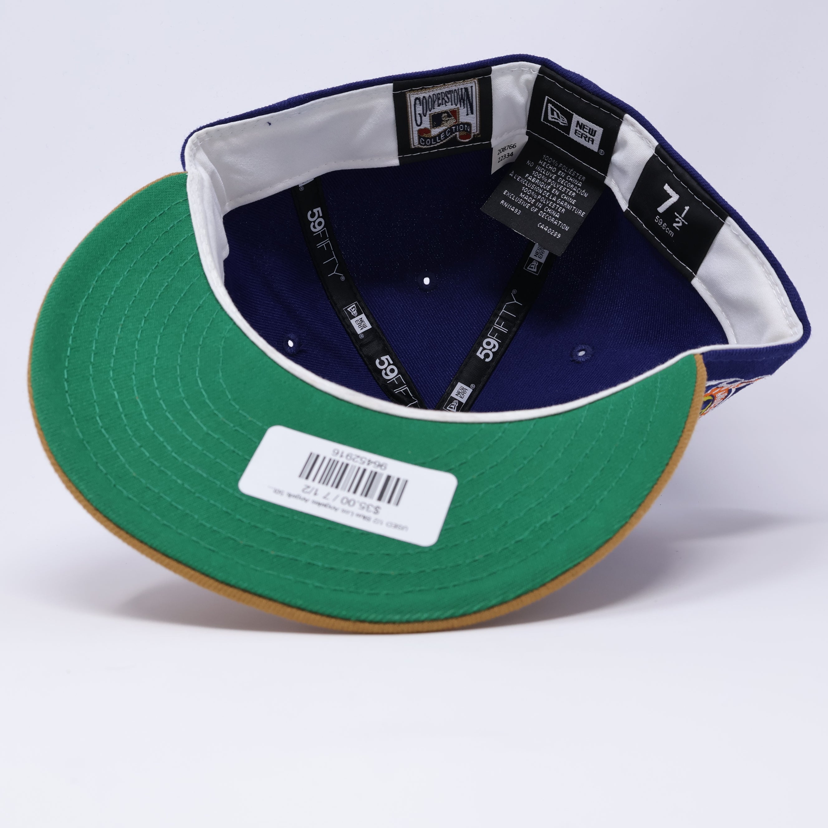 NEW 1/2 Orange Dallas Texas Rangers Frisco Rough Riders 59FIFTY New Er ...