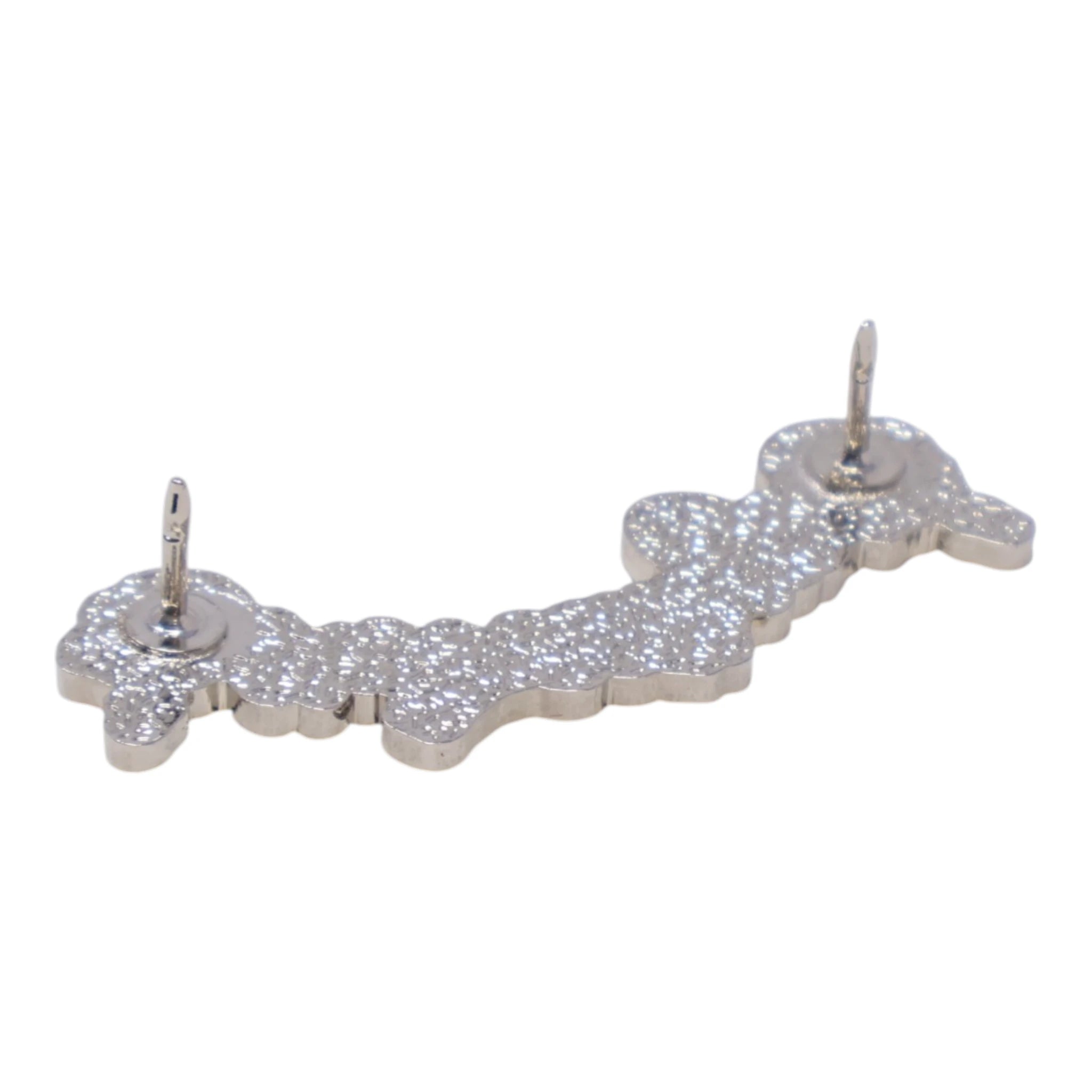 White/Icy Blue F Your Feelings Script Pin