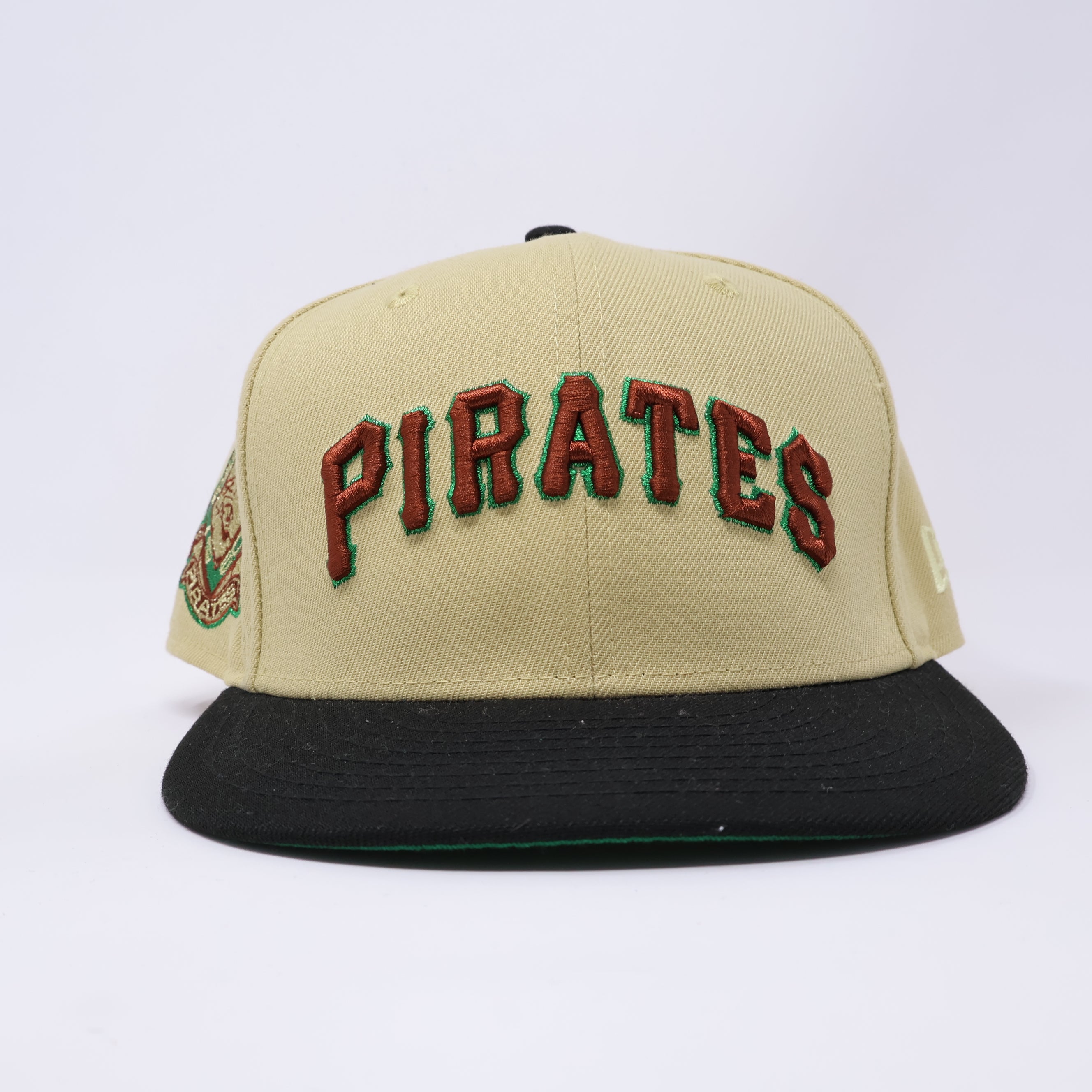 USED 1/2 Khaki Pittsburg Pirates 1960 World Series 59fifty New Era Fitted Hat Cap