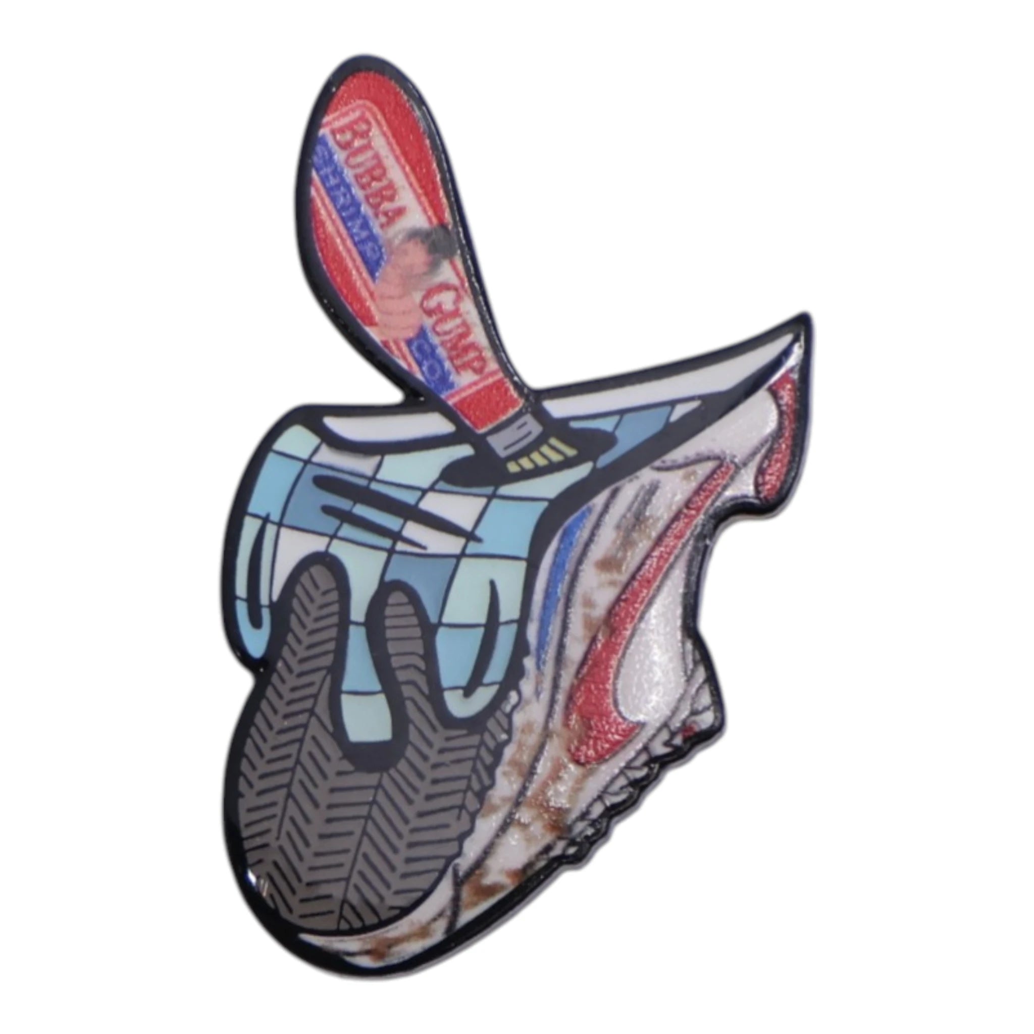 Forrest Gump Nike Shoes Paint Bucket Umbrella Heights Graphic Pin