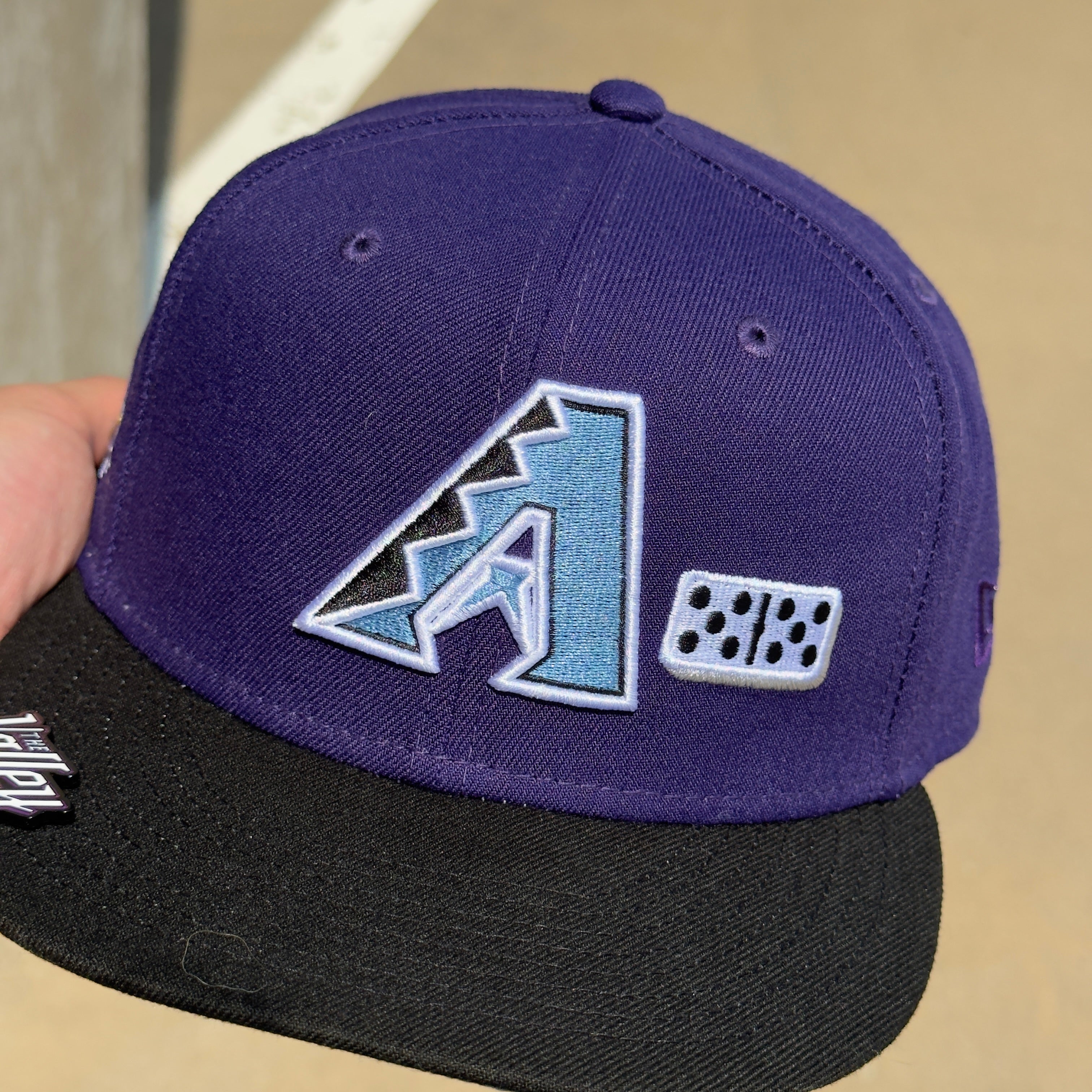 USED 1/2 Purple Arizona Diamondbacks All Star Game 59FIFTY New Era Fitted Hat