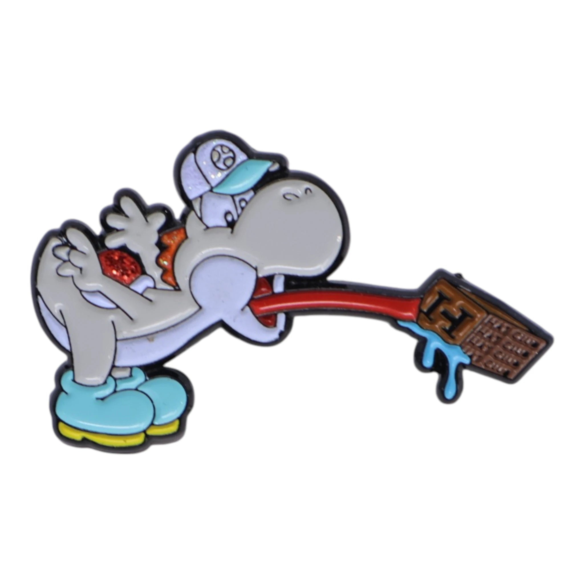 White Yoshi Tongue Grab Hatclub Box